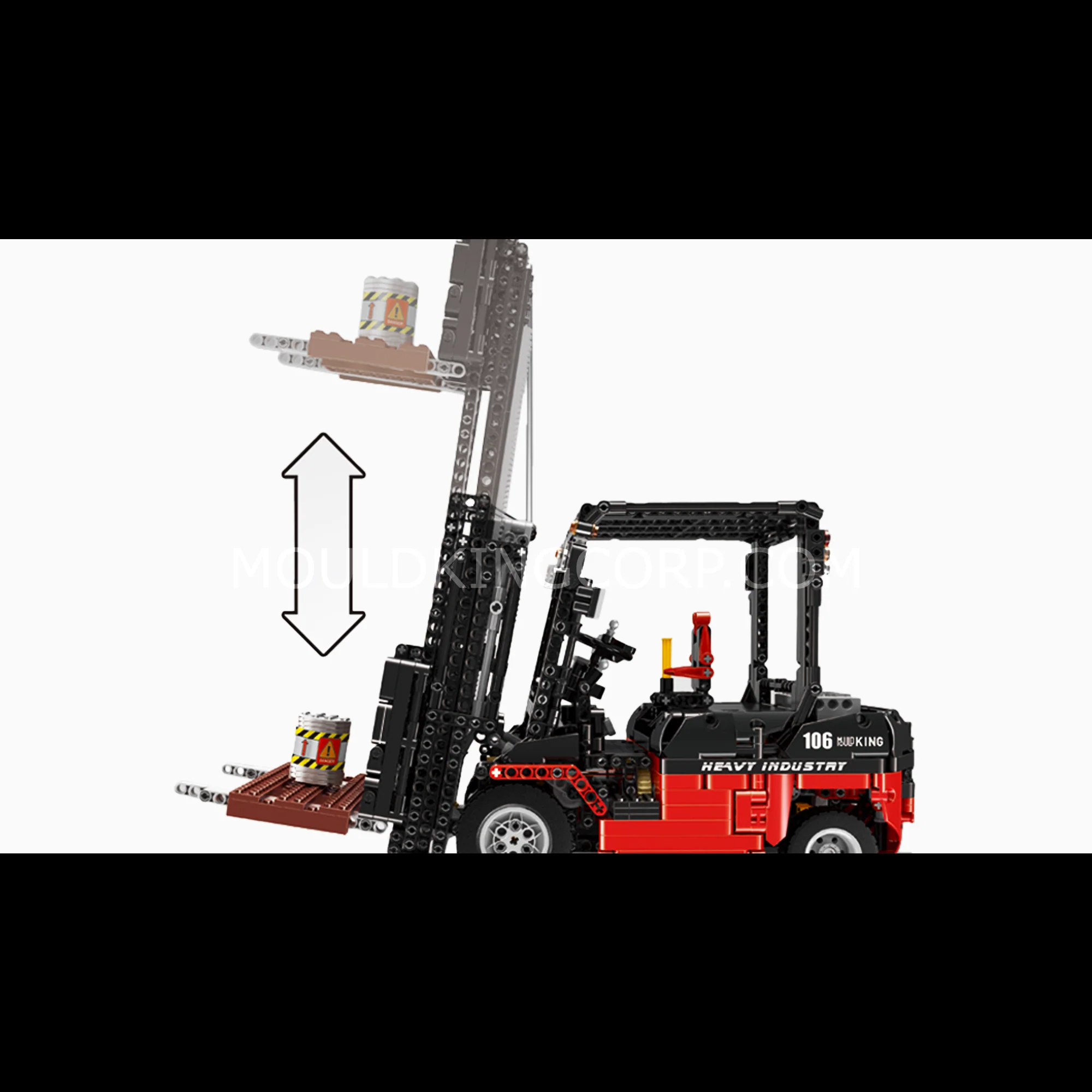 MOULD KING 13106S Remote Control Forklift Building Toy Set | 1,743 PCS - Image 5