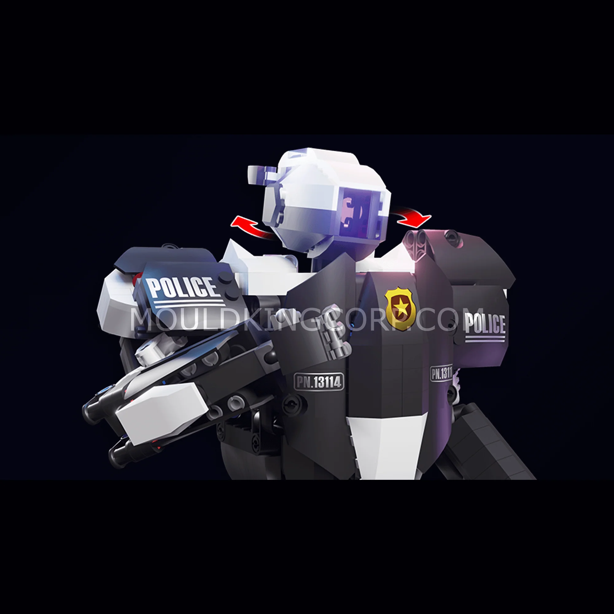 MOULD KING 13114 "KAI" Robot Remot Control &Programmable Building Set - Image 3
