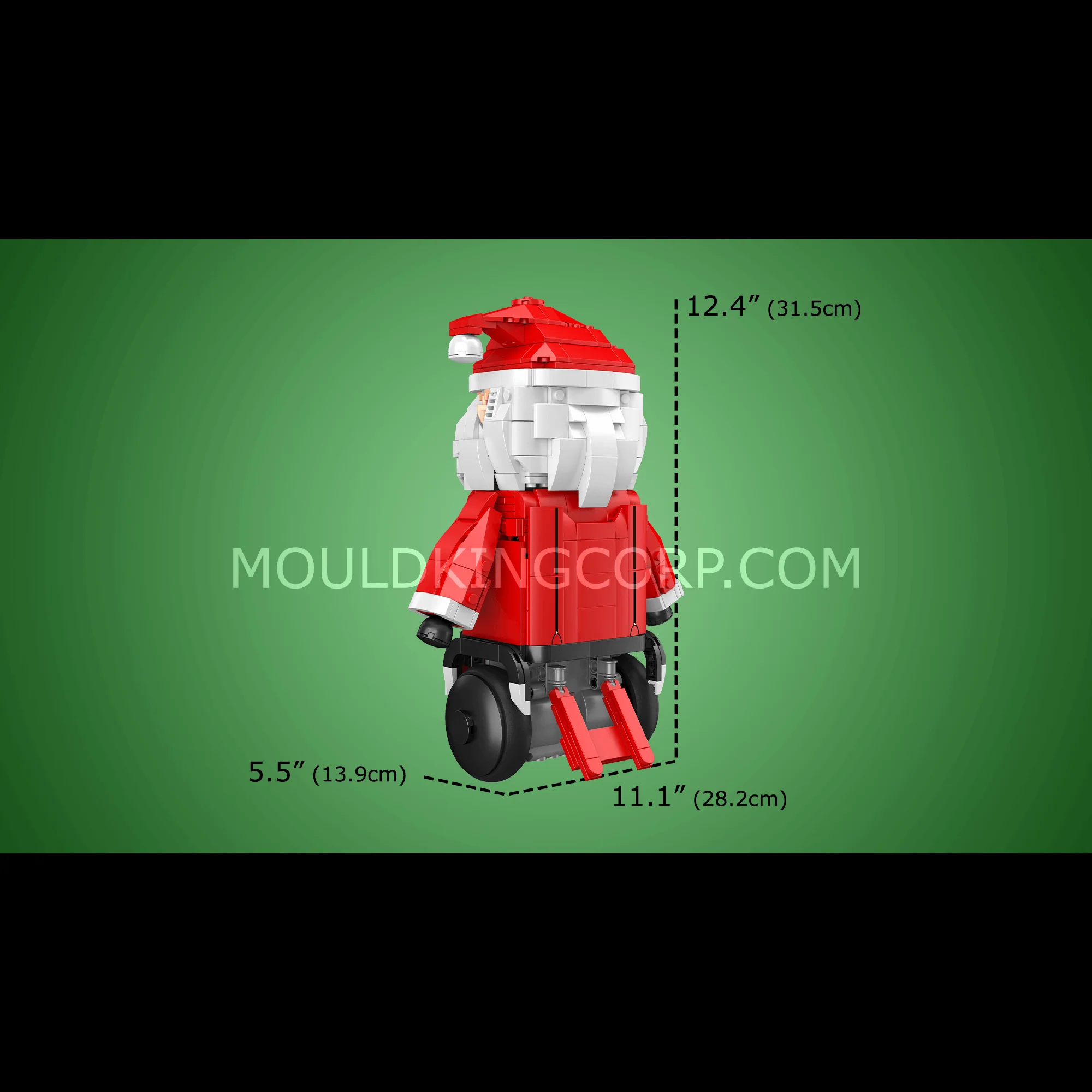 Mould King 13116 Remote Control & Programming Santa Claus Building Toy Set | 666 PCS - Image 6