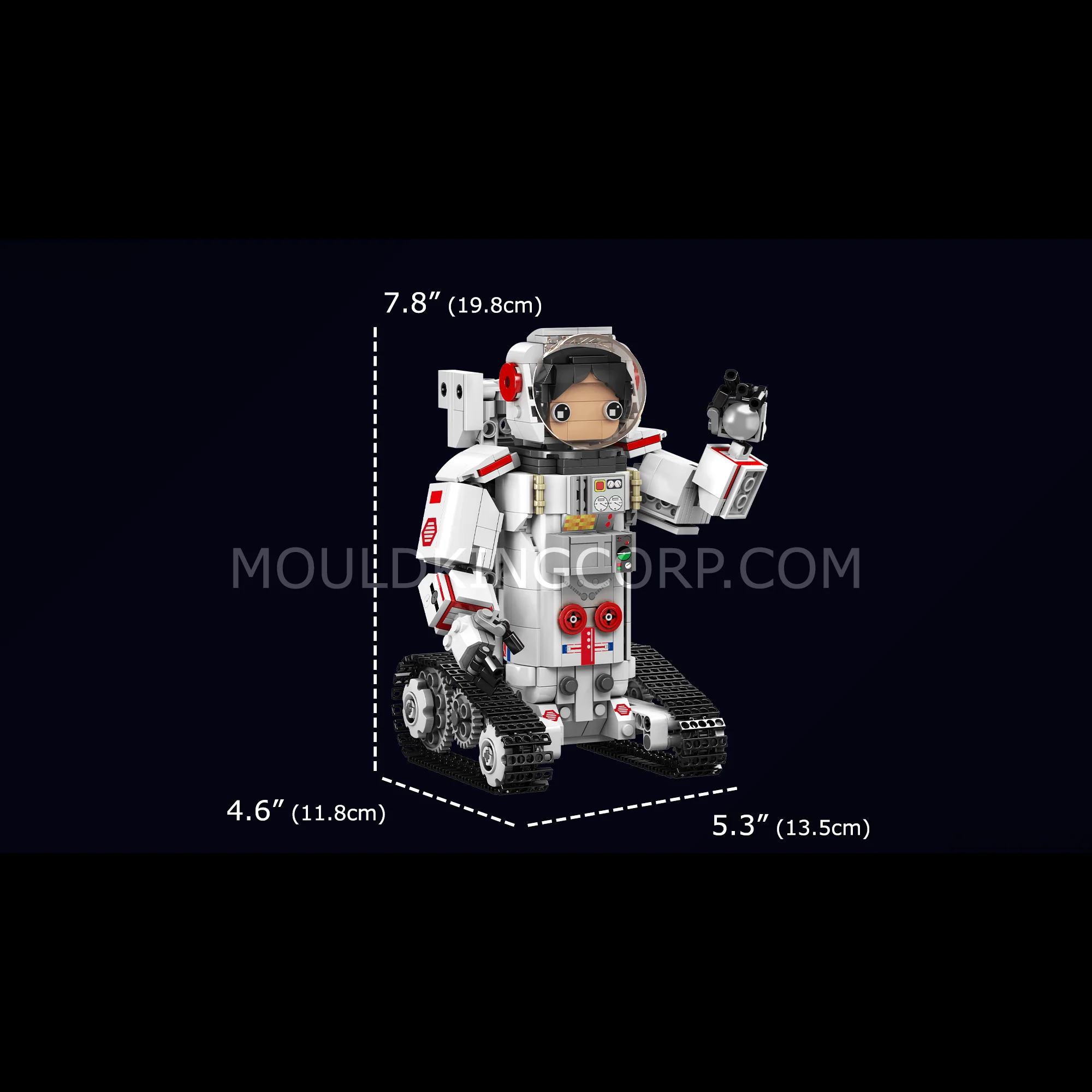 Mould King 13136 Astronaut Robot Building Toy Set | 493 PCS - Image 12