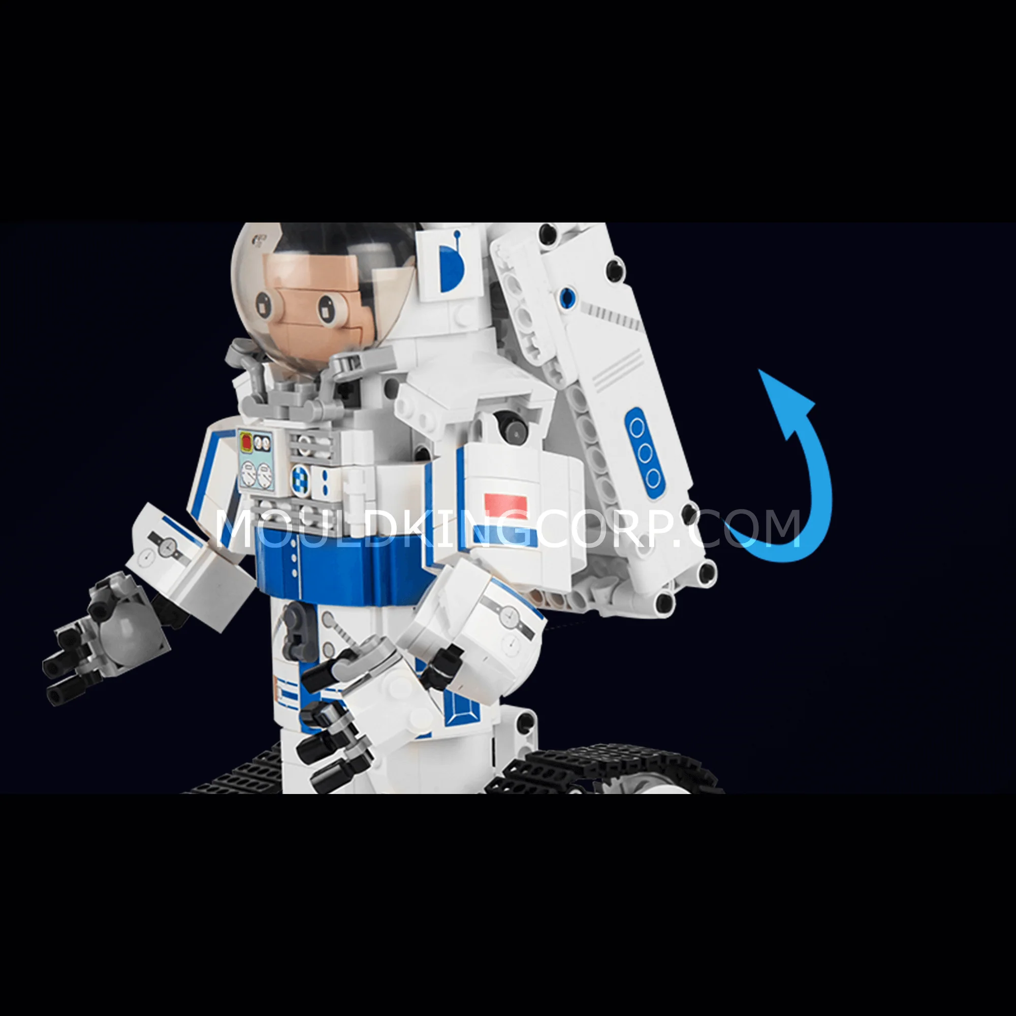 Mould King 13136 Astronaut Robot Building Toy Set | 493 PCS - Image 5
