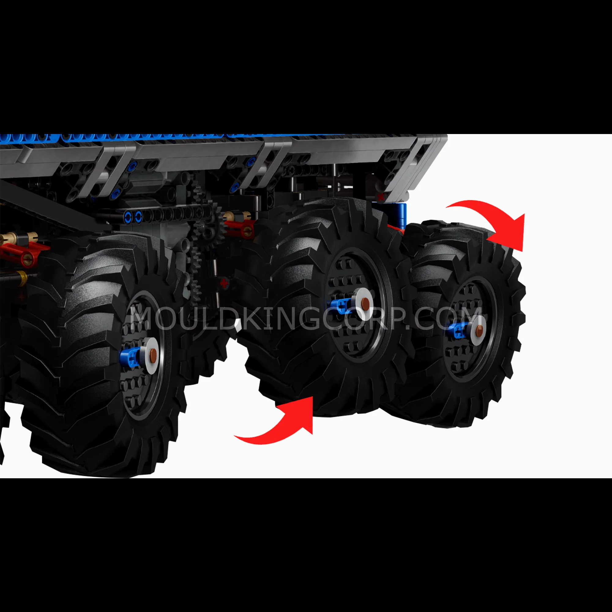 MOULD KING 13144 TA-TRAL 8WD RC Off-road Truck Building Set | 3,647 PCS - Image 3