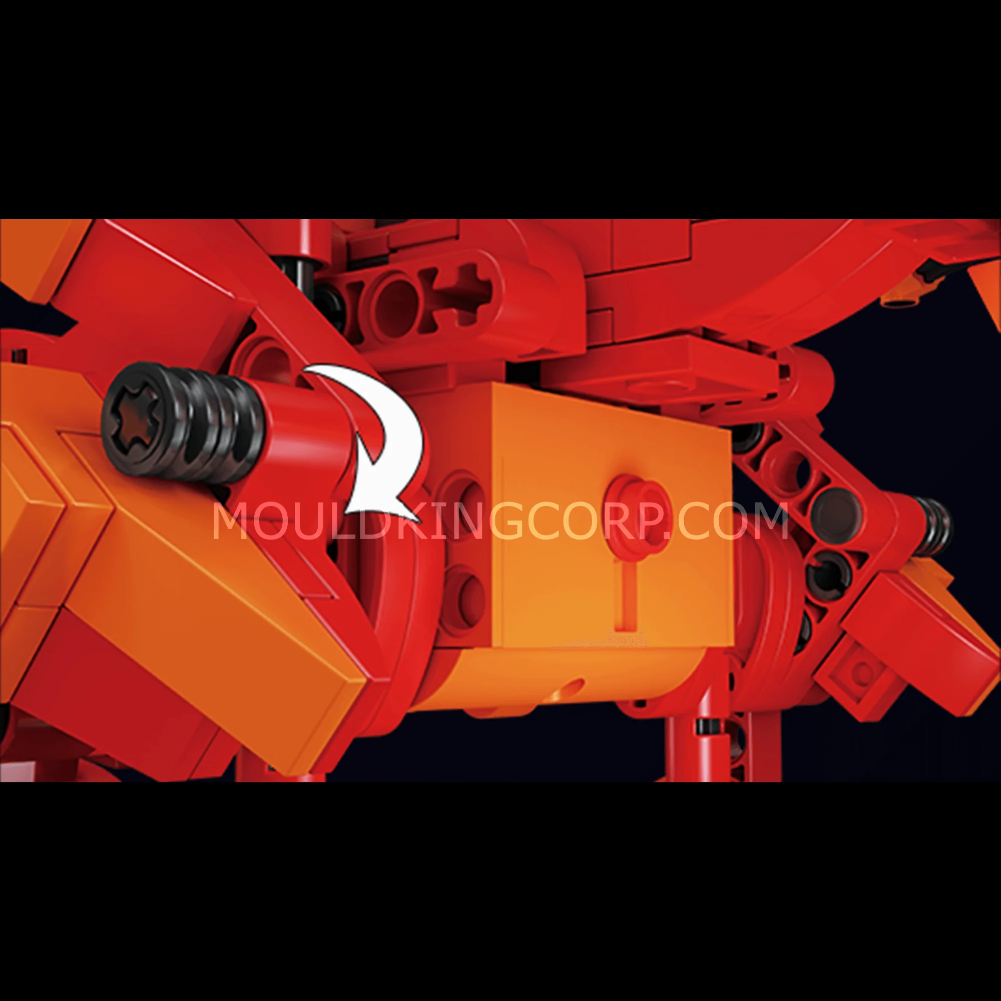 MOULD KING 13148 Remote Control Fire Dragon STEM Building Set | 485 PCS - Image 4