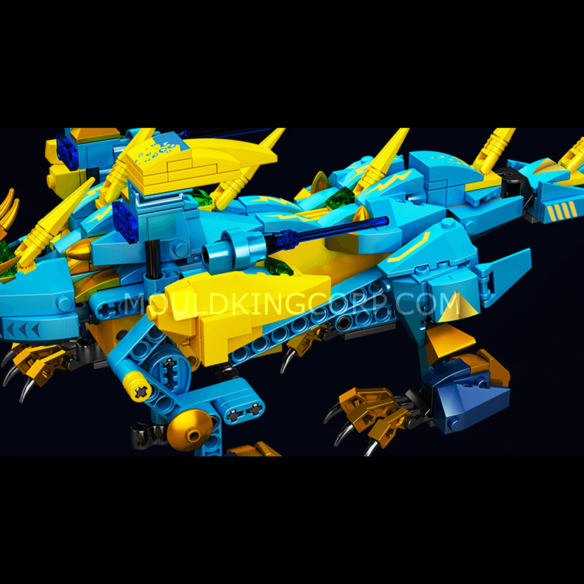 MOULD KING 13150 Remote Control Frost Ocean Dragon STEM Building Set | 515 PCS - Image 3
