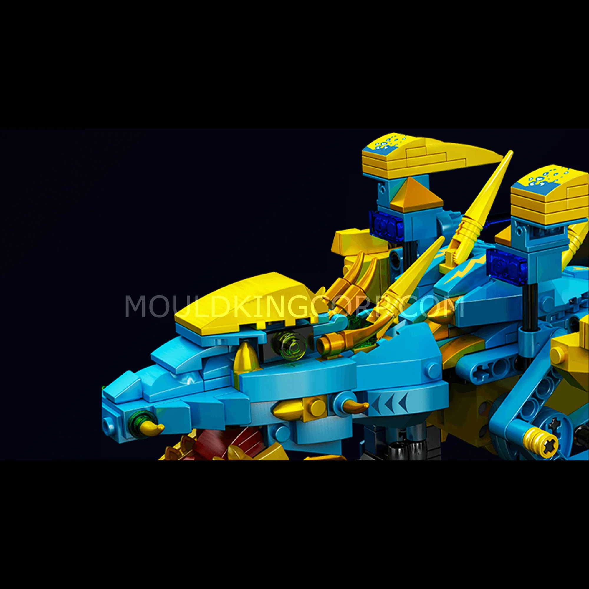 MOULD KING 13150 Remote Control Frost Ocean Dragon STEM Building Set | 515 PCS - Image 5