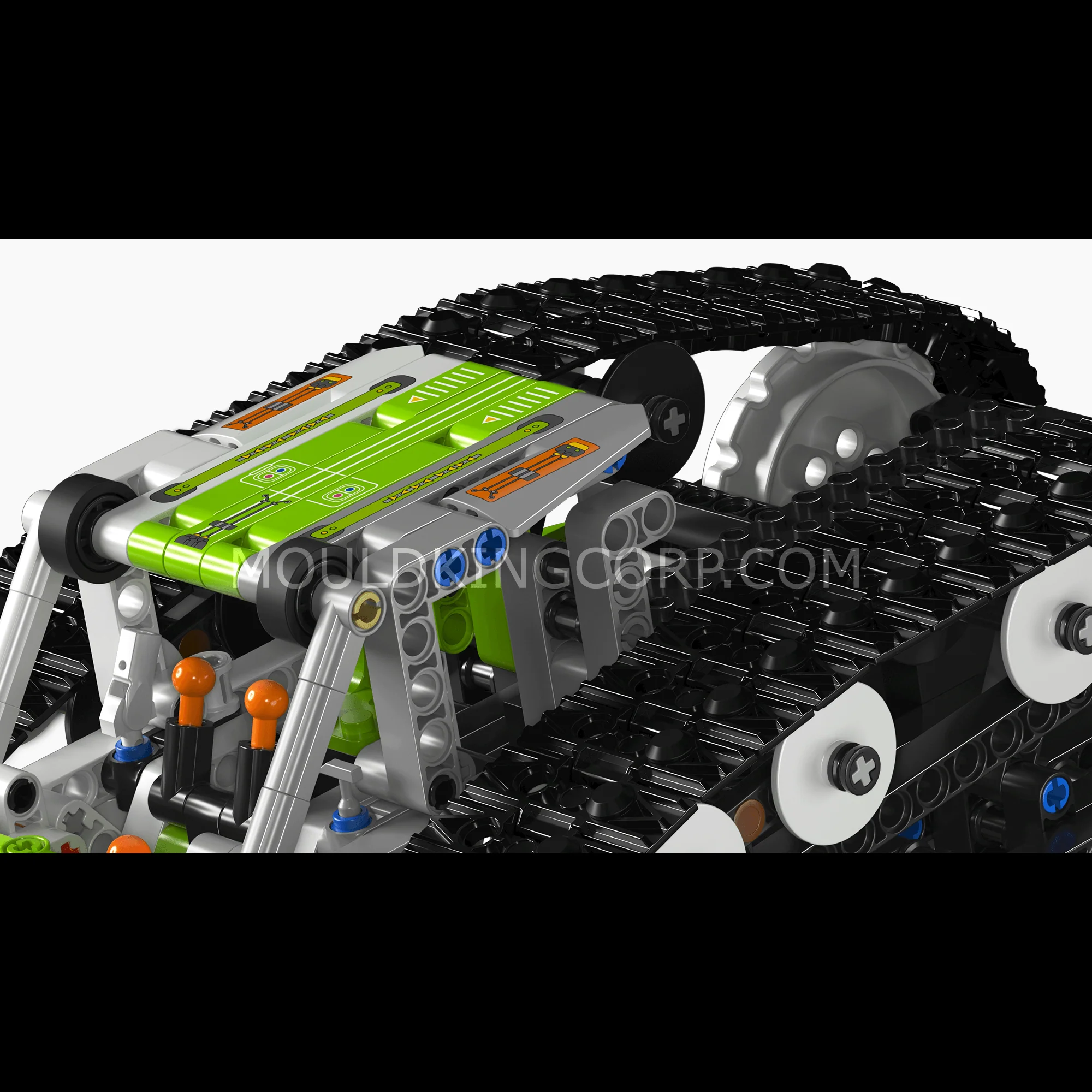 Mould King 13153 App-Controlled Tracked Racer Building Set | 836 PCS - Image 3