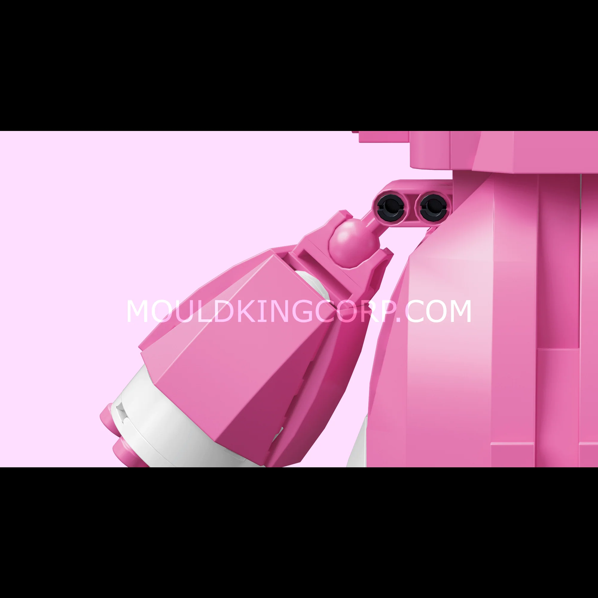 Mould King 13159 Rose Red Cute Fox Robot Building Set | 438 PCS - Image 3