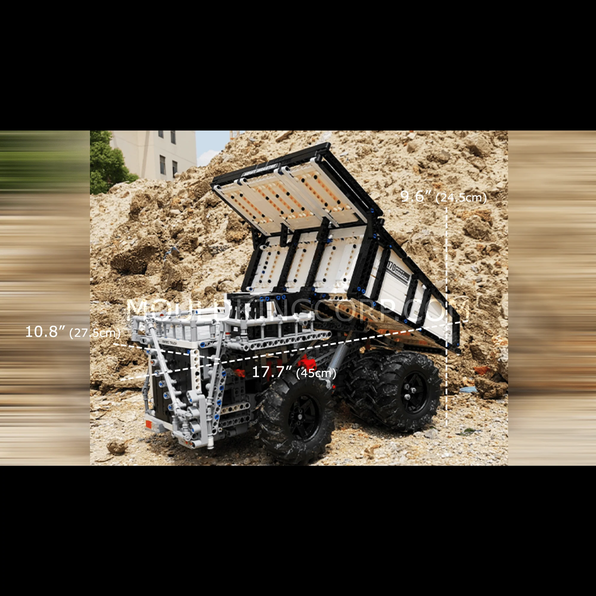 MOULD KING 13170 RC Mining Dump Truck Building Set | 2,044 PCS - Image 6