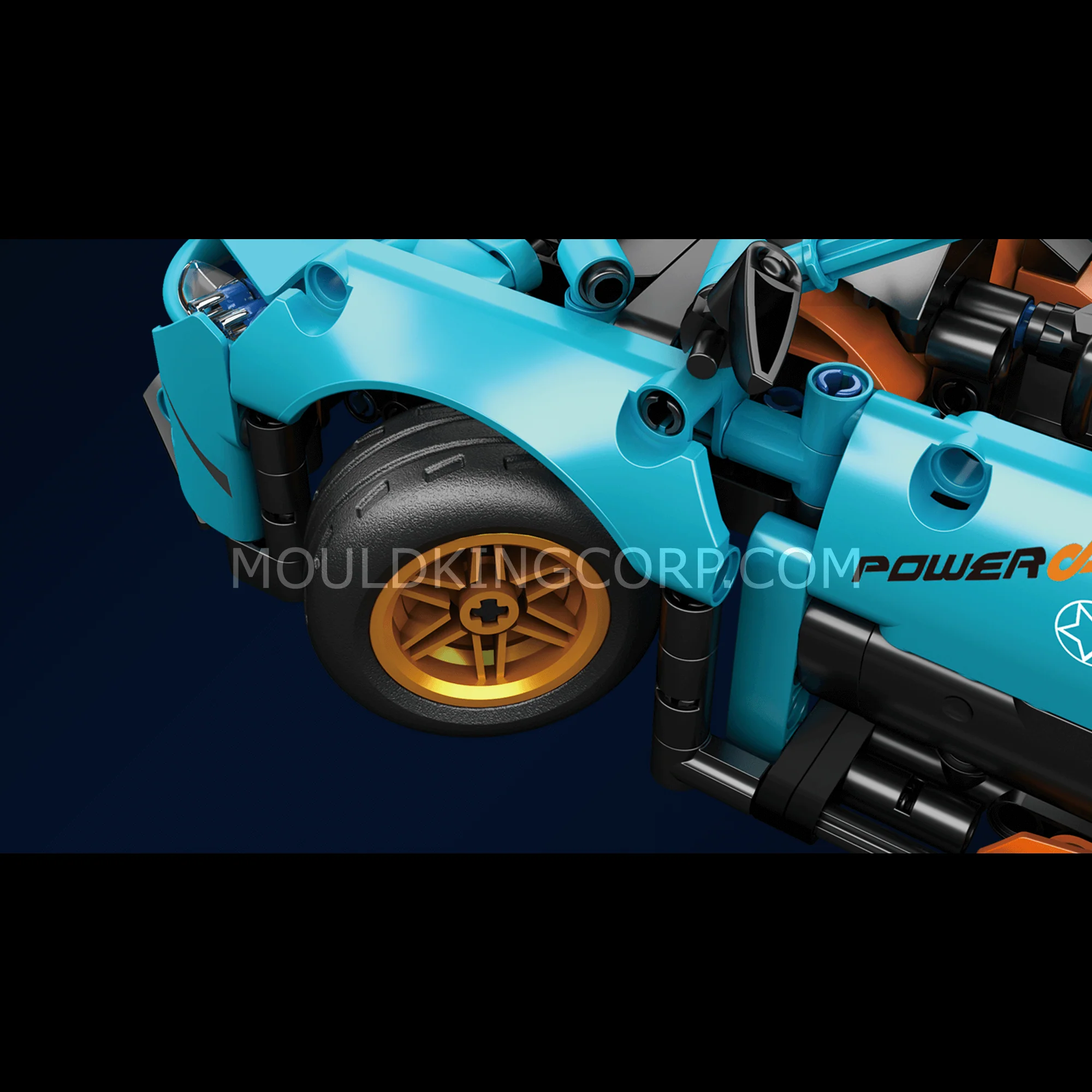 Mould King 13174 P1-GTR Sports Car Model Building Set | 936 PCS - Image 3