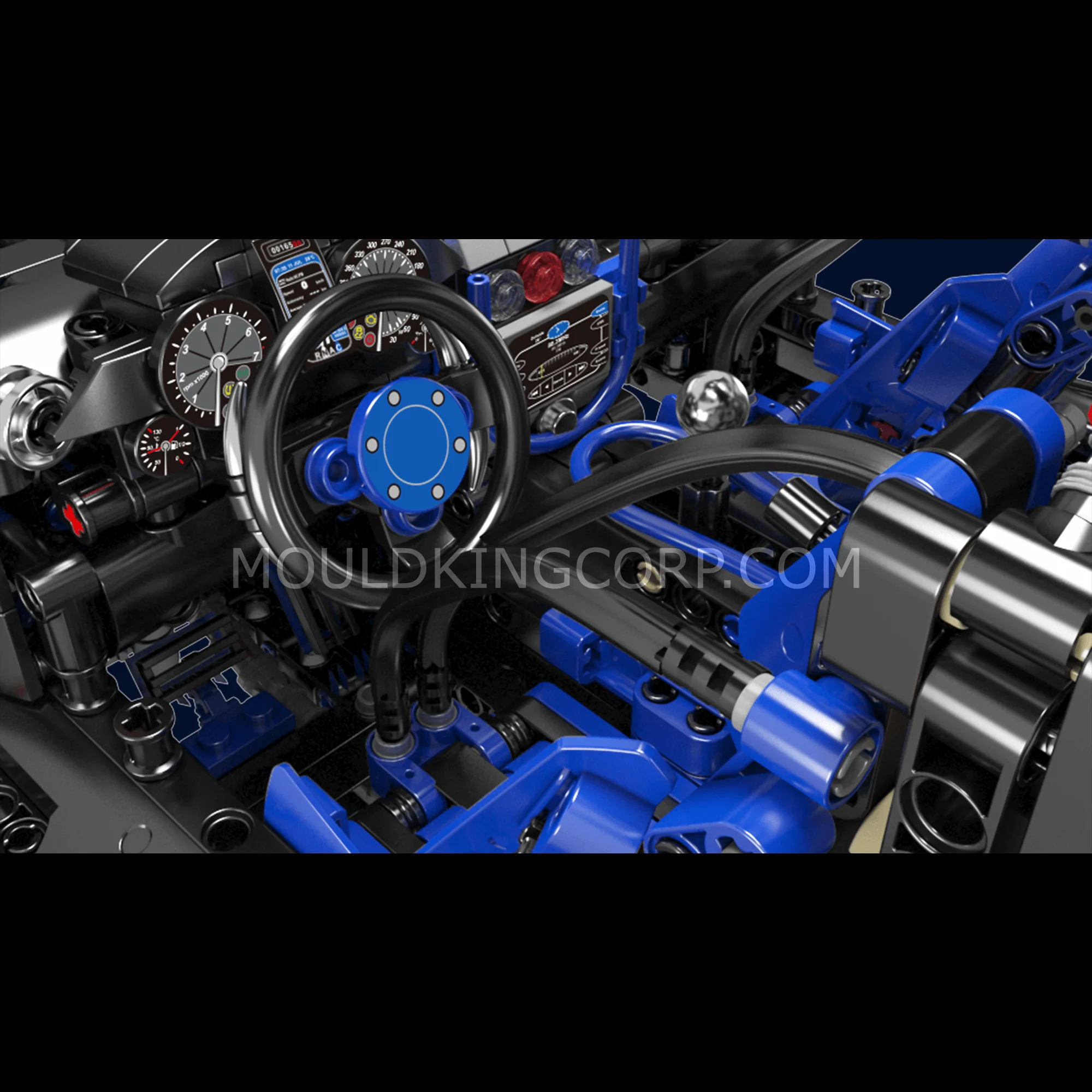 Mould King 13182 Huayra Hyper Car Model Building Set | 4,802 PCS - Image 2