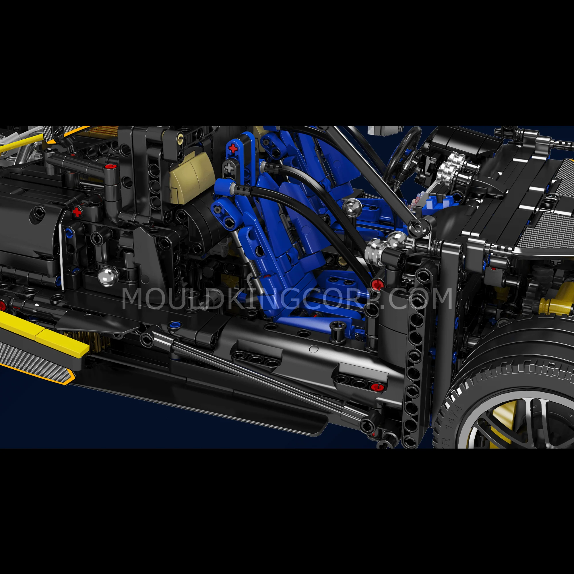 Mould King 13182 Huayra Hyper Car Model Building Set | 4,802 PCS - Image 3