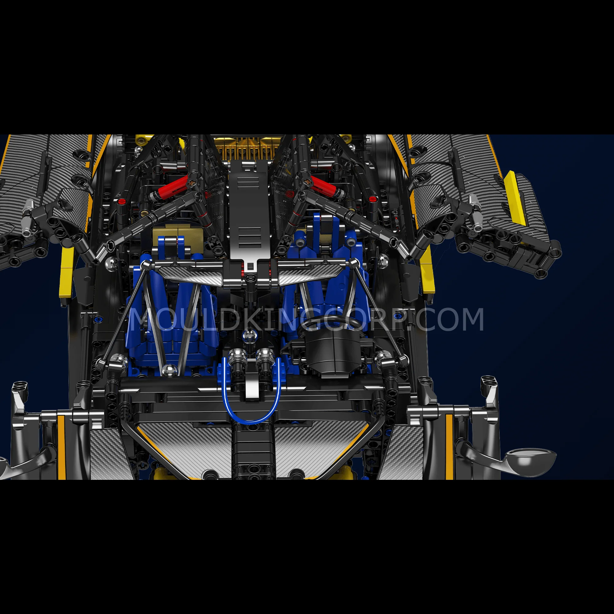 Mould King 13182 Huayra Hyper Car Model Building Set | 4,802 PCS - Image 4