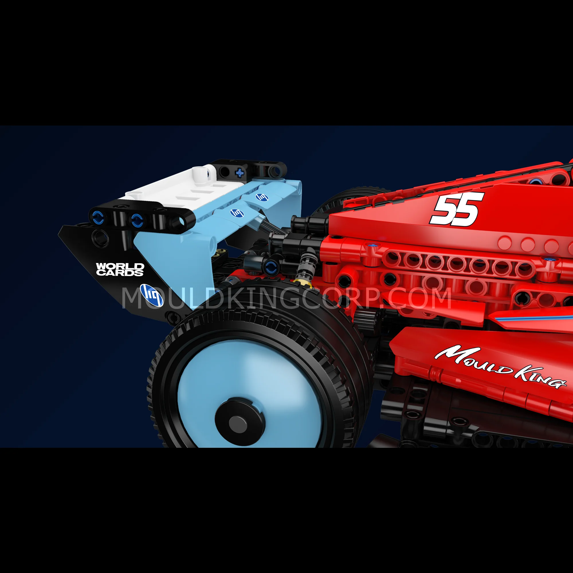 Mould King 13209 SF-24 Racing Car Model Building Set | 1,401 Pcs - Image 5