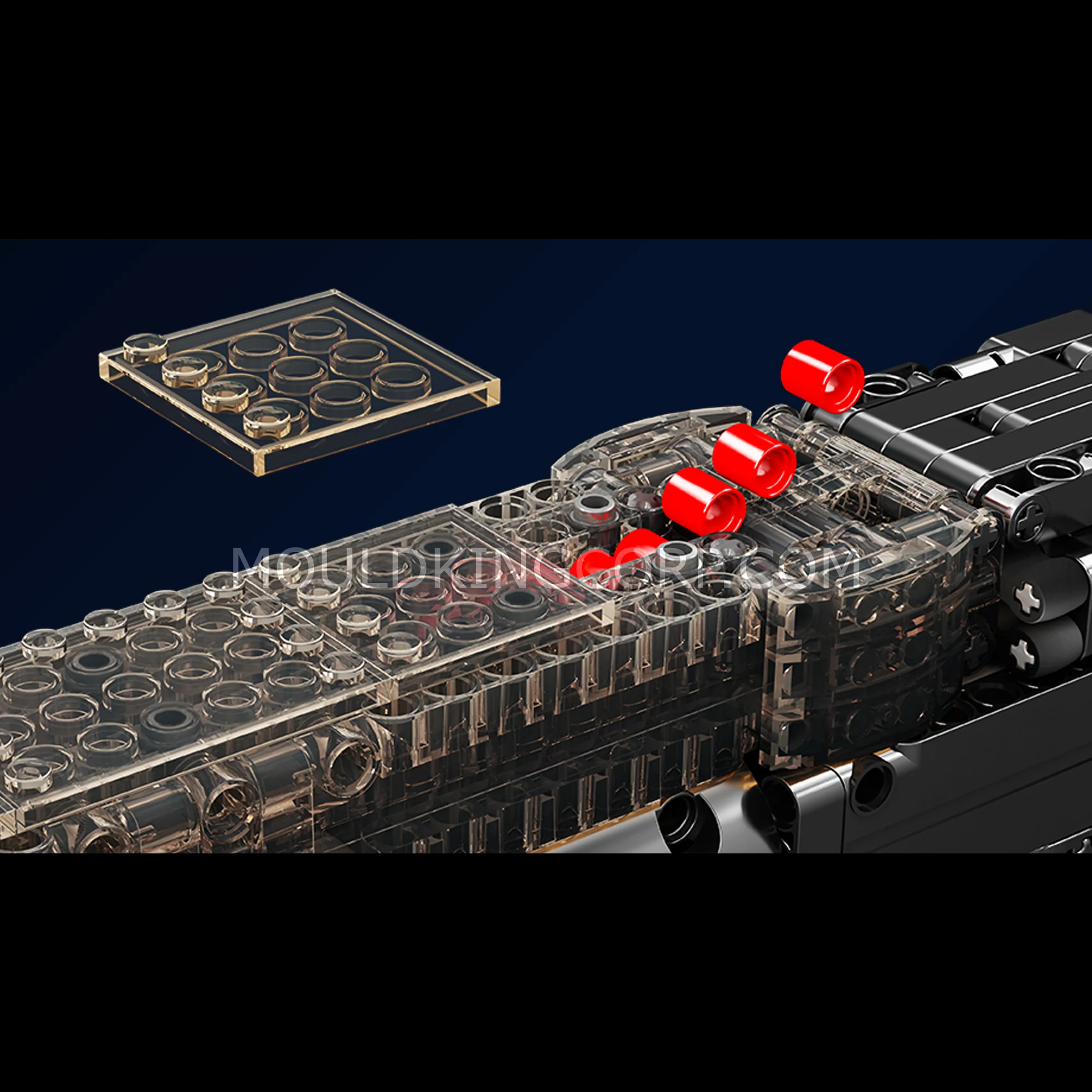 Mould King 14018S P90 Submachine Building Toy Set | 1,589 PCS - Image 5