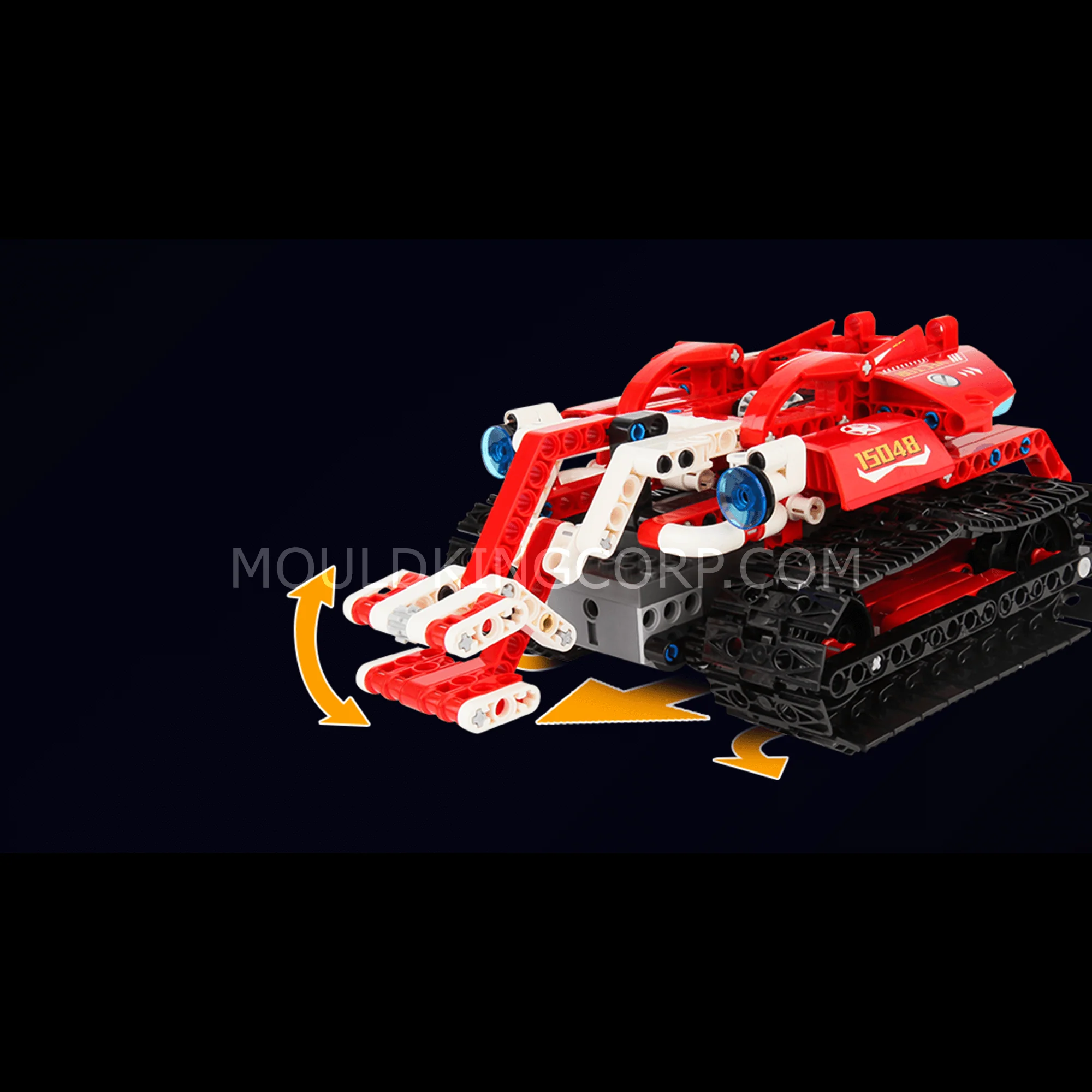 MOULD KING 15048 Power Brick Vector 3 In 1 Robot Building Set | 568 PCS - Image 4