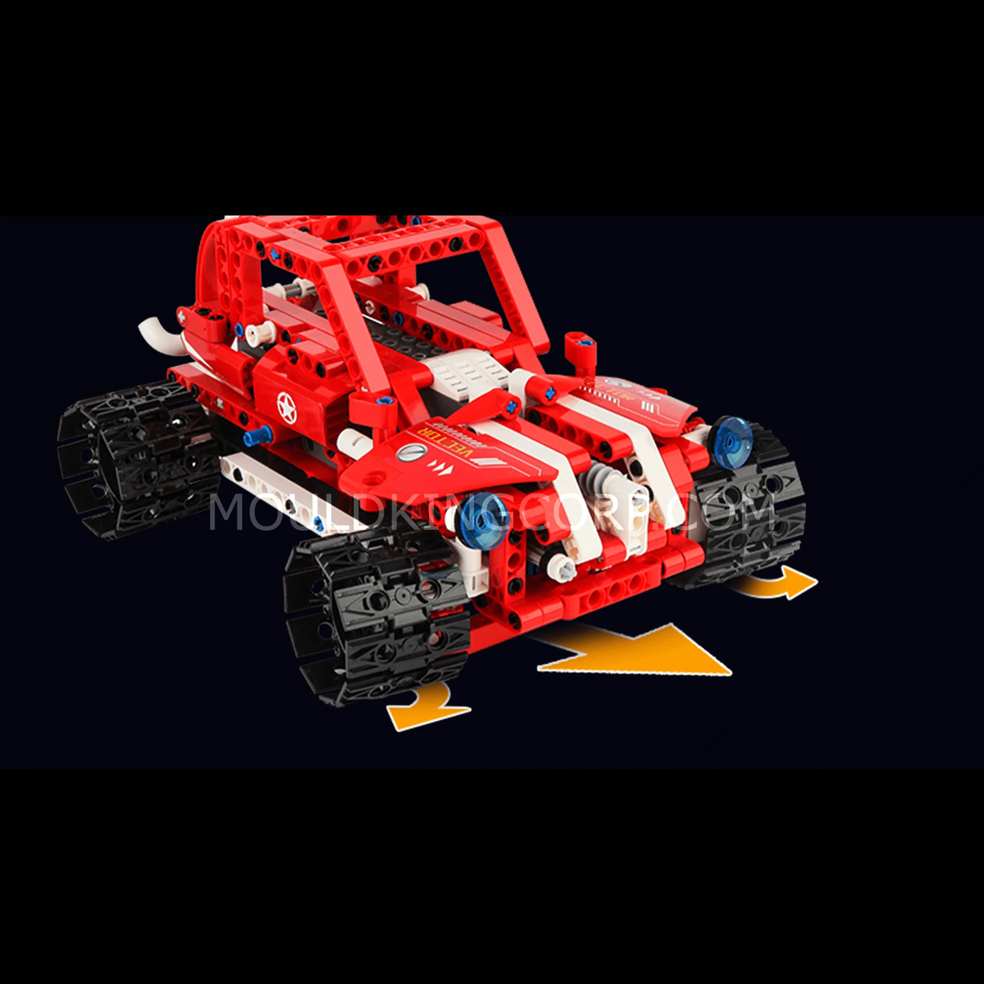 MOULD KING 15048 Power Brick Vector 3 In 1 Robot Building Set | 568 PCS - Image 5