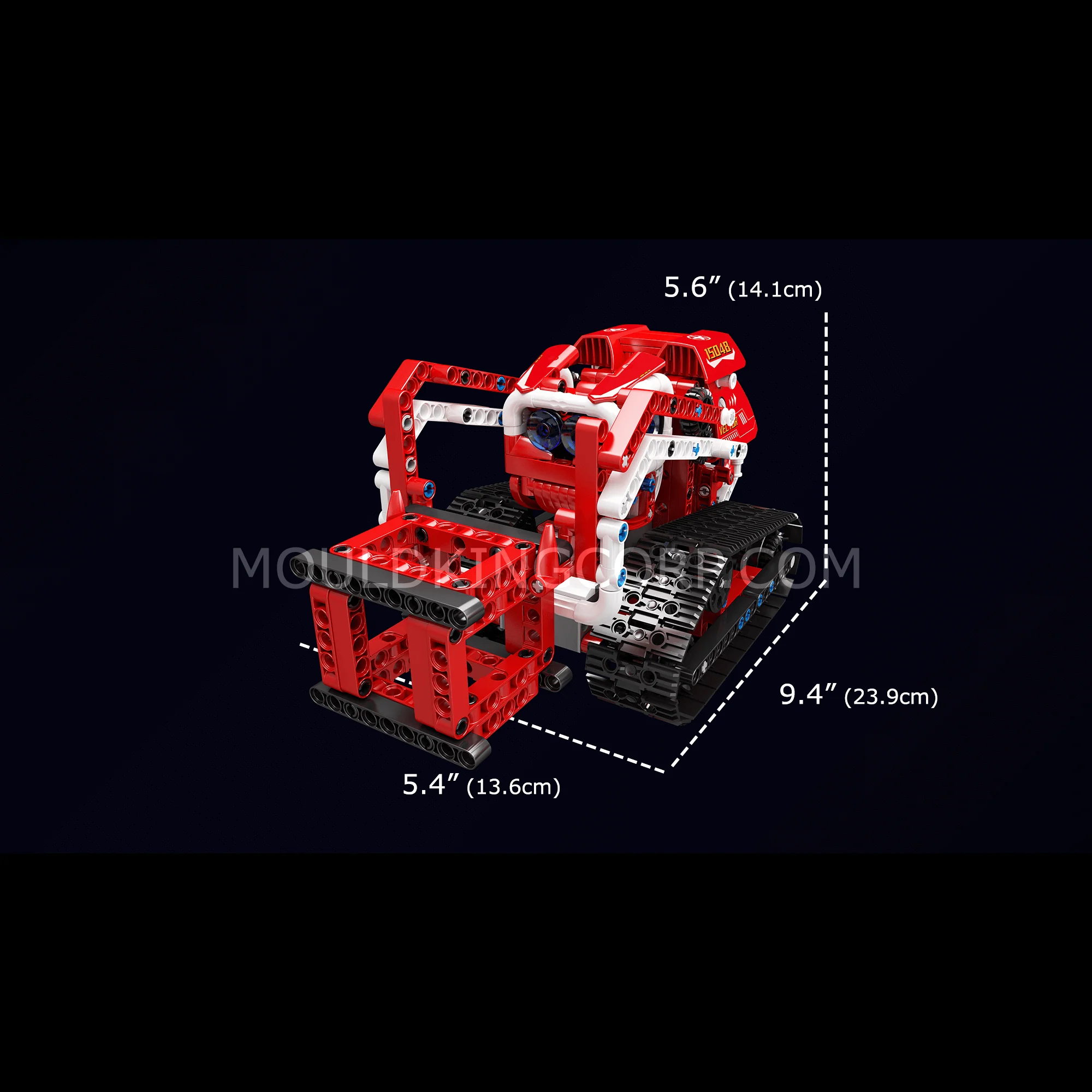 MOULD KING 15048 Power Brick Vector 3 In 1 Robot Building Set | 568 PCS - Image 6
