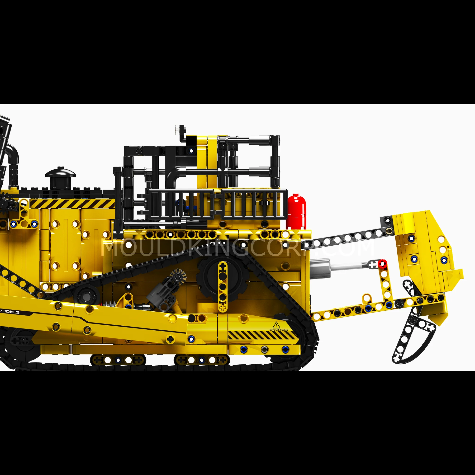 Mould King 15084 D11 Bulldozer Remote Controlled Model Building Set | 1,508 PCS - Image 4