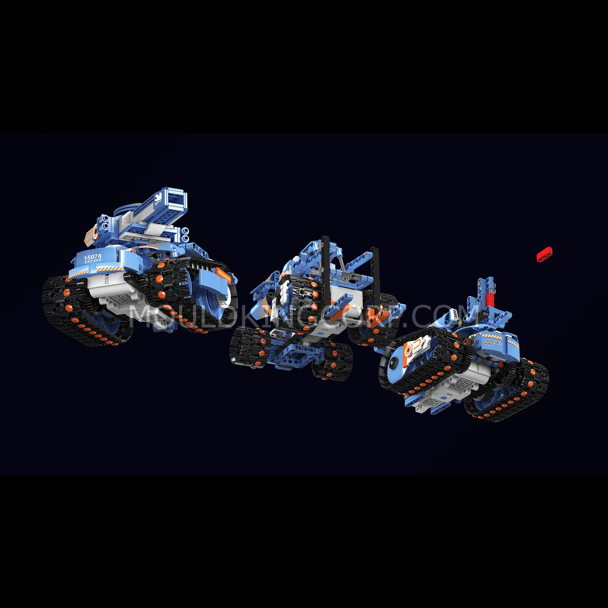 Mould King 15078 5in1 Robot Carl Building Set | 903 PCS - Image 3