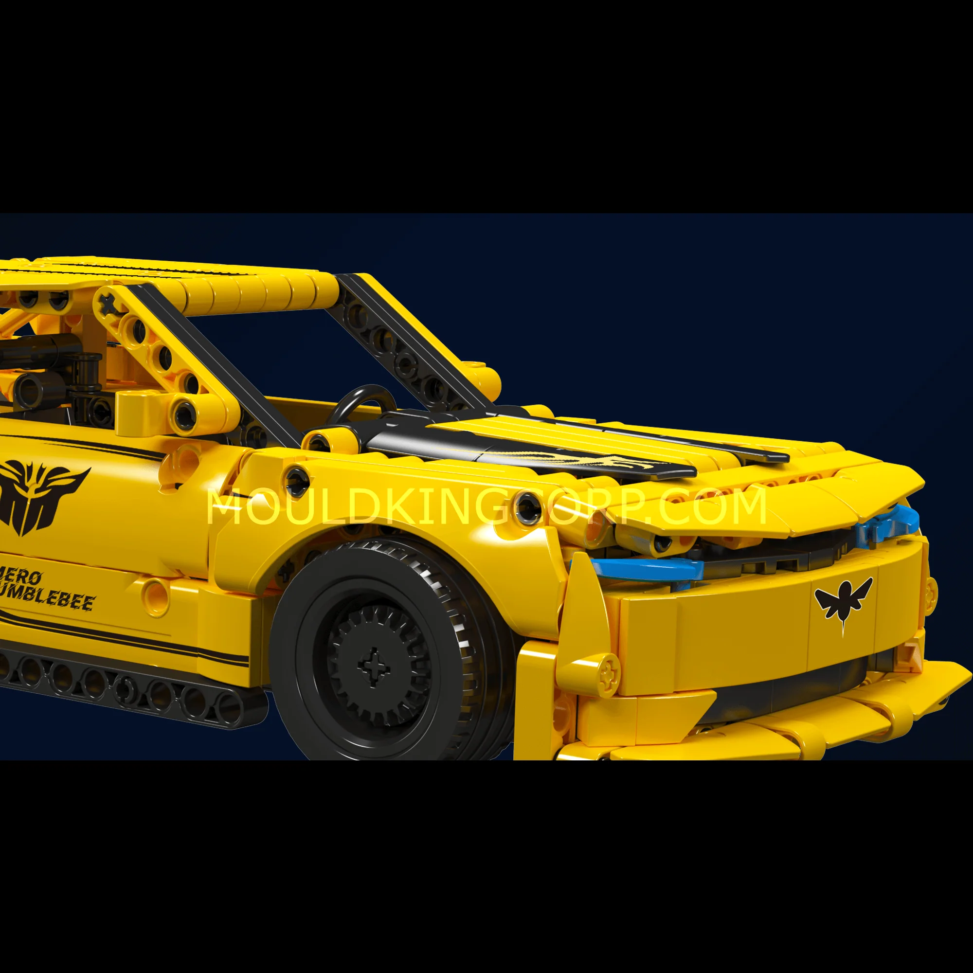 Mould King 15081 Challenger American Muscle Car Model Building Set | 736 PCS - Image 4