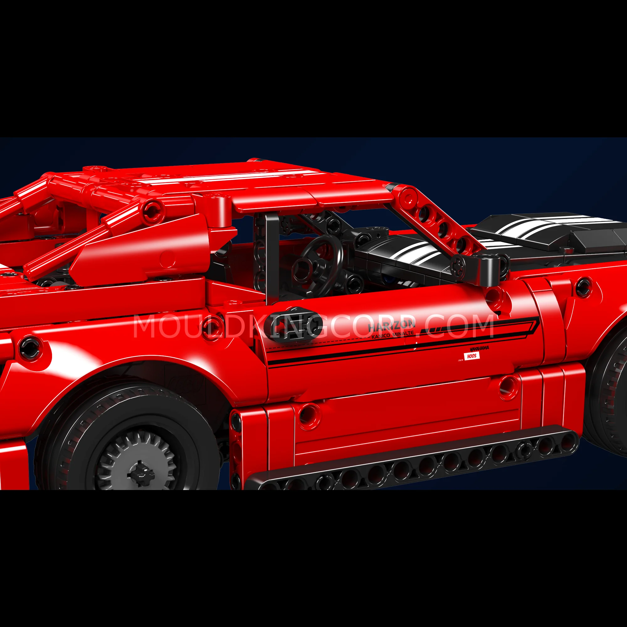 Mould King 15080S Challenger American Muscle Car Model Building Set | 763 PCS - Image 4