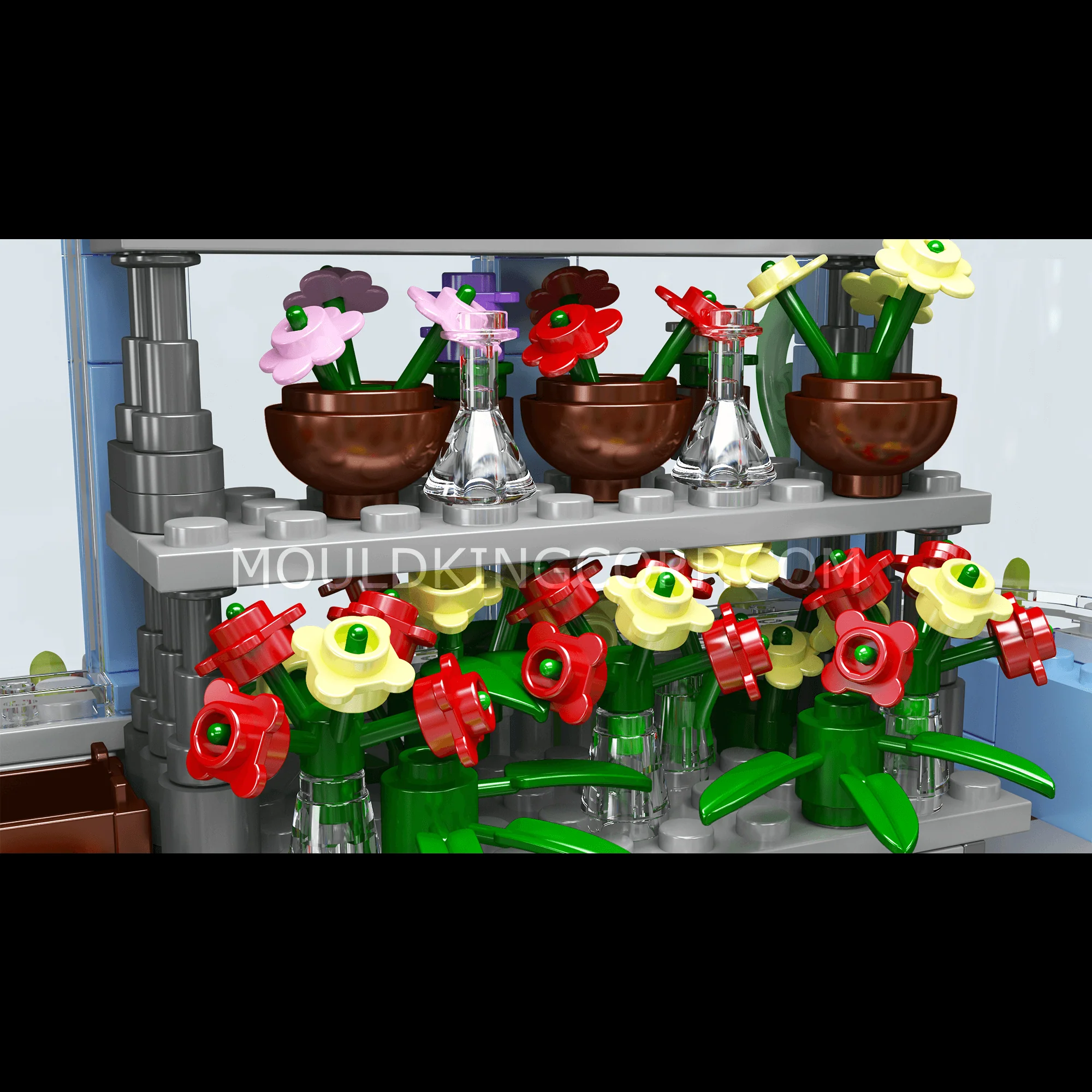 Mould King 16048 Botanical Garden Model Building Set | 1,289 PCS - Image 4