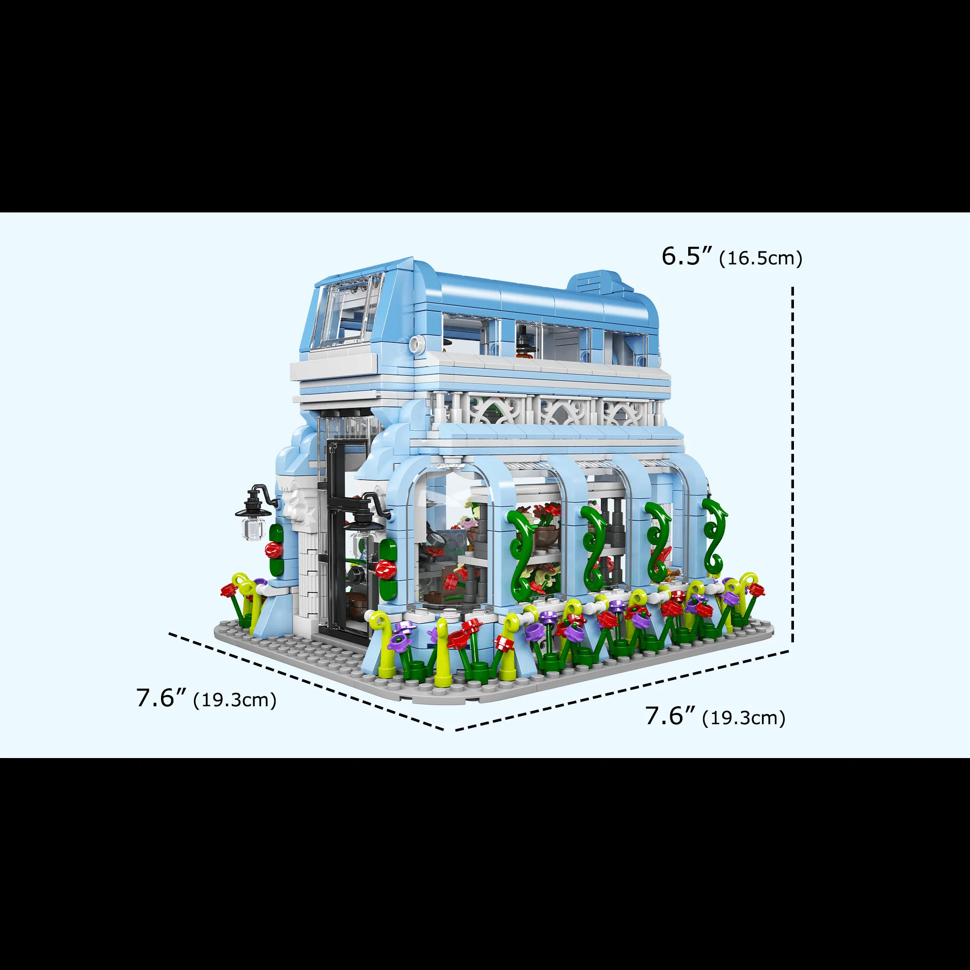 Mould King 16048 Botanical Garden Model Building Set | 1,289 PCS - Image 6