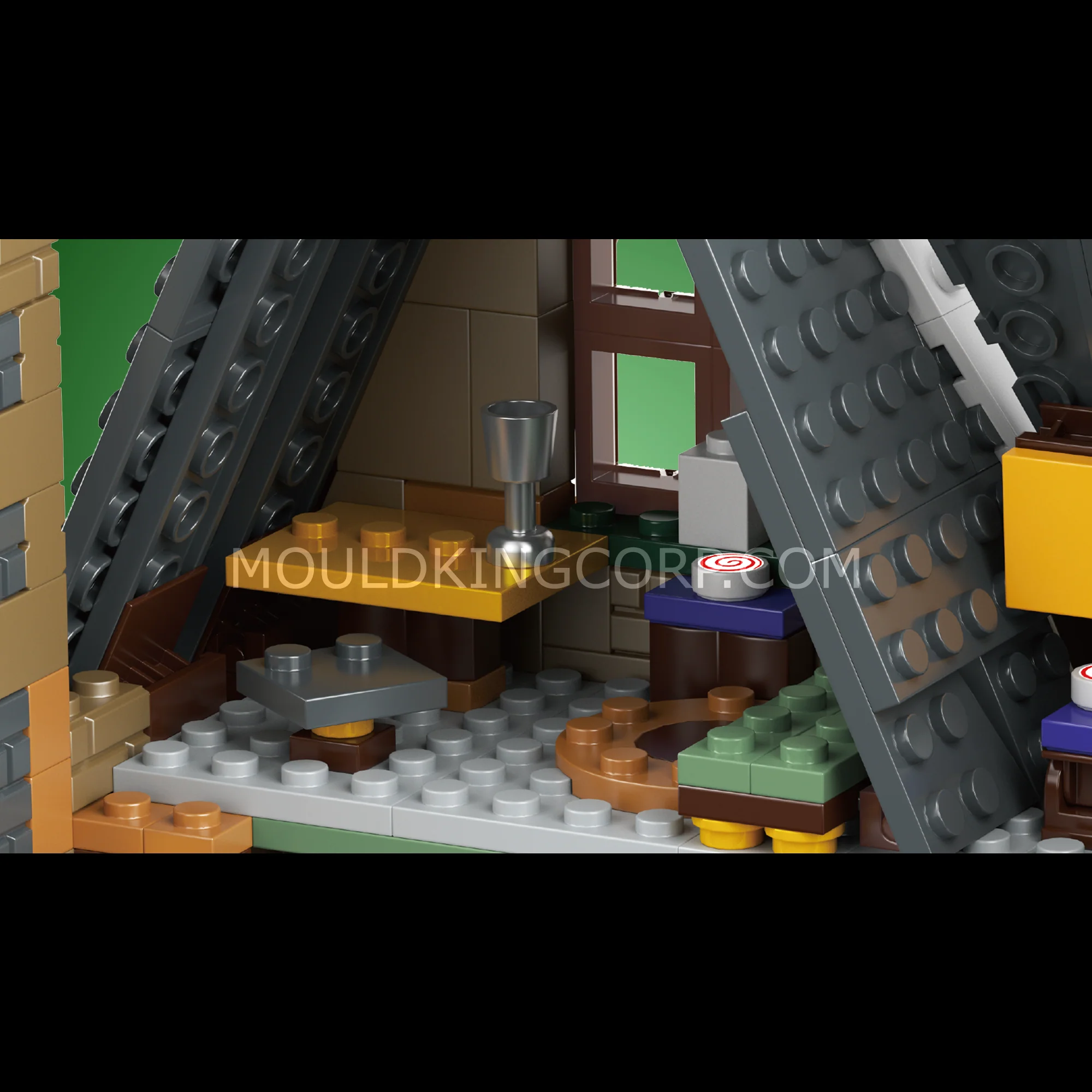 Mould King 16049 Christmas Cottage Building Set | 766 PCS - Image 5