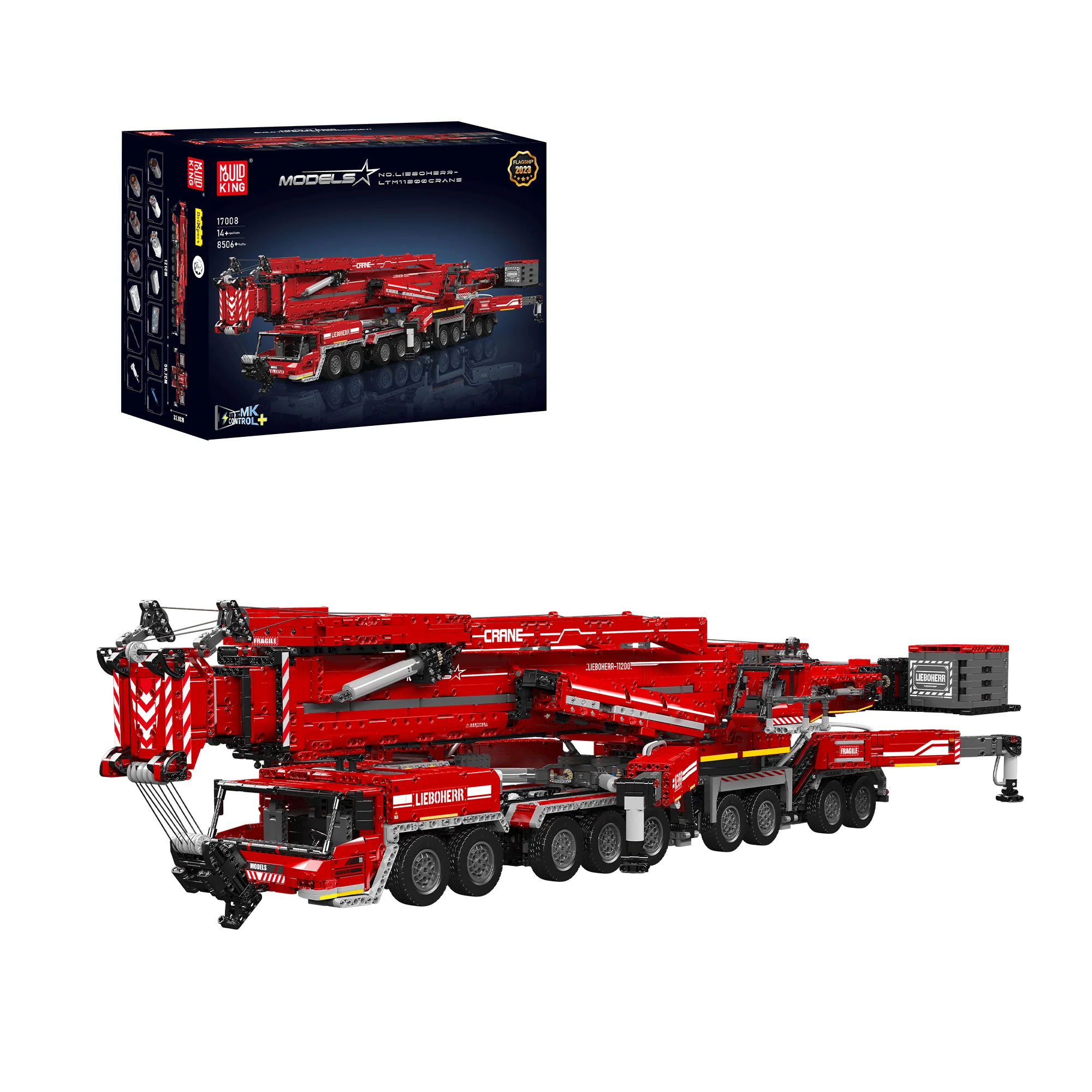 Mould King 17007 Ultimate Liebherr LTM 11200 Remote Controlled Crane Building Sets | 8,506 Pcs - Image 7