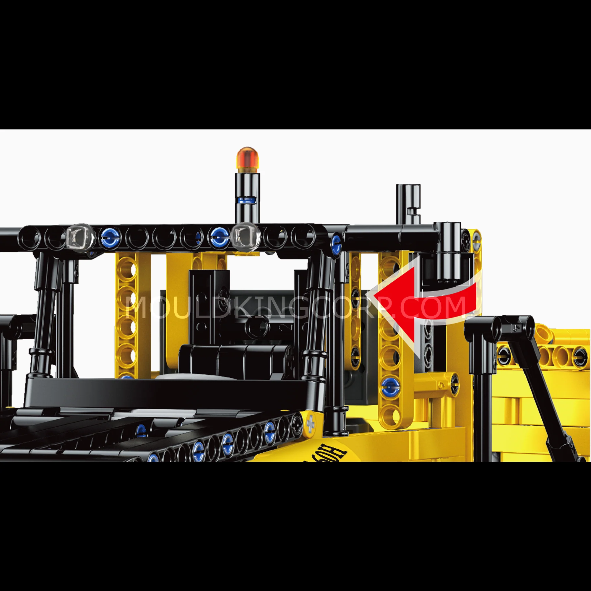 MOULD KING 17010S Remote Control Dump Truck Building Toy Set | 1,930 PCS - Image 5