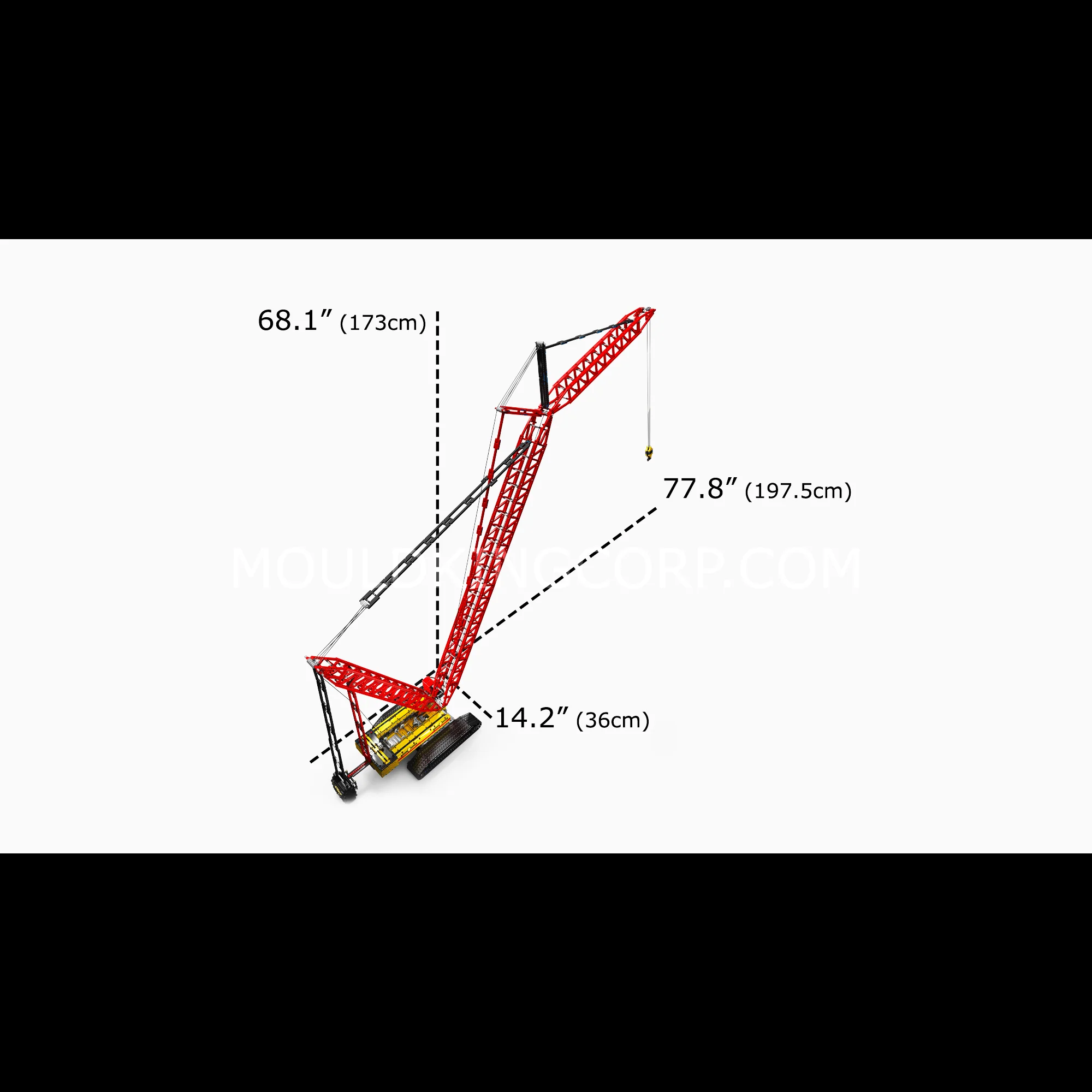 MOULD KING 17015S Liebherr LR13000 Buildling Set | 4,567 PCS - Image 6