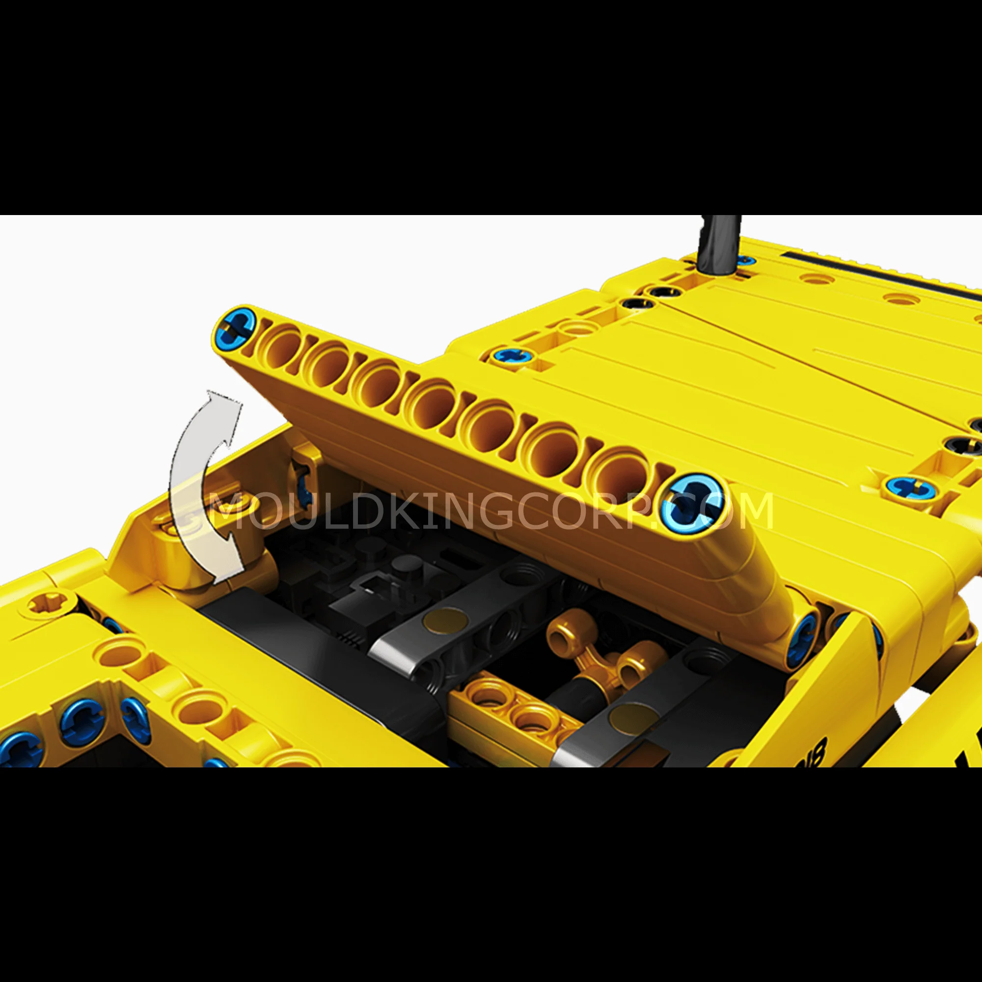 Mould King 17018 RC All Terrain Excavator Model Building Set | 2,237 PCS - Image 3