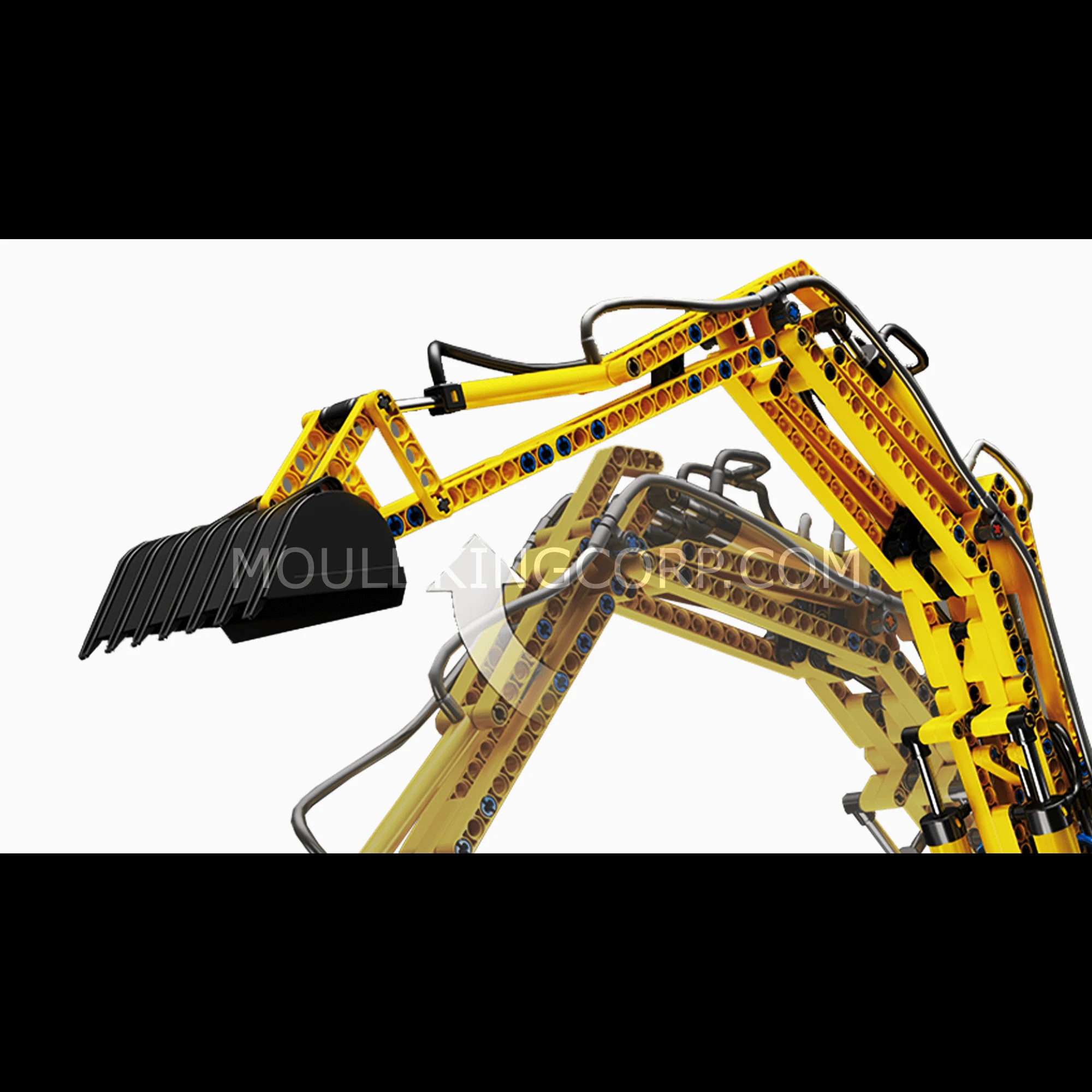 Mould King 17018 RC All Terrain Excavator Model Building Set | 2,237 PCS - Image 4