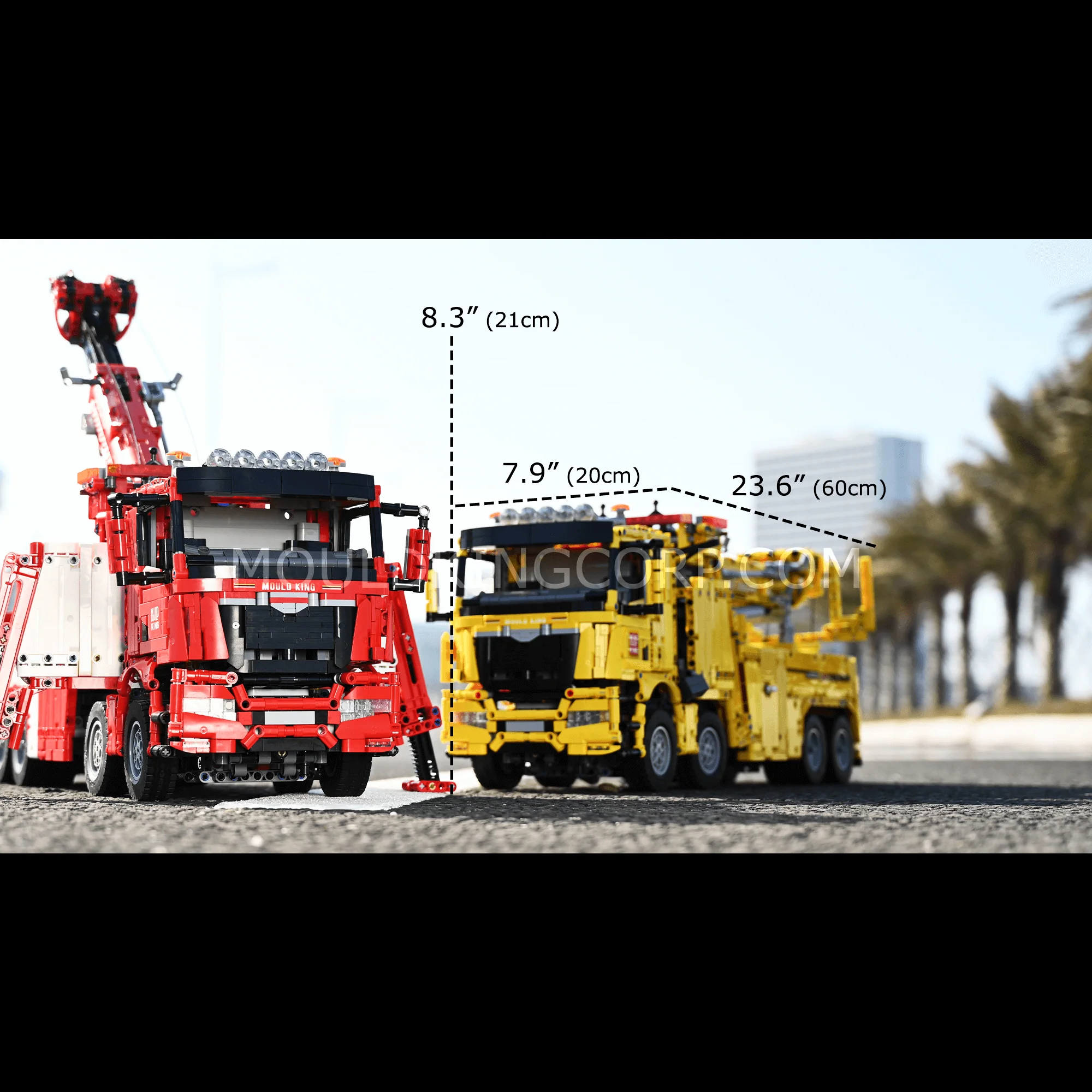 MOULD KING 17028 Remote Controlled Fire & Rescue Truck Building Set | 4,883 PCS - Image 6