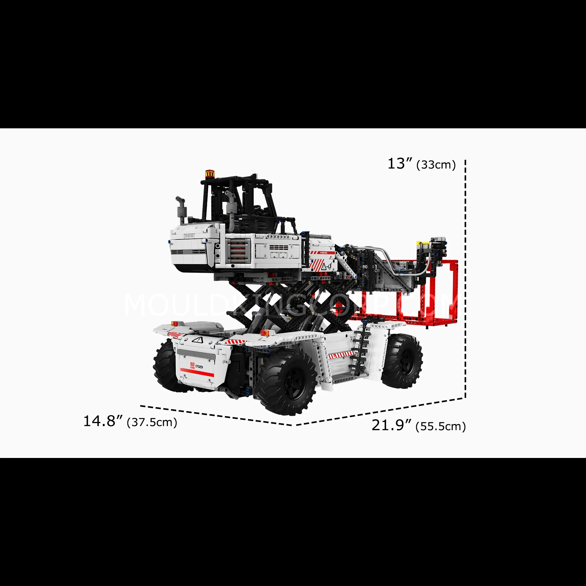 MOULD KING 17029/17030 Container Forklift Remote Controlled Building Set | 4,878 PCS - Image 6
