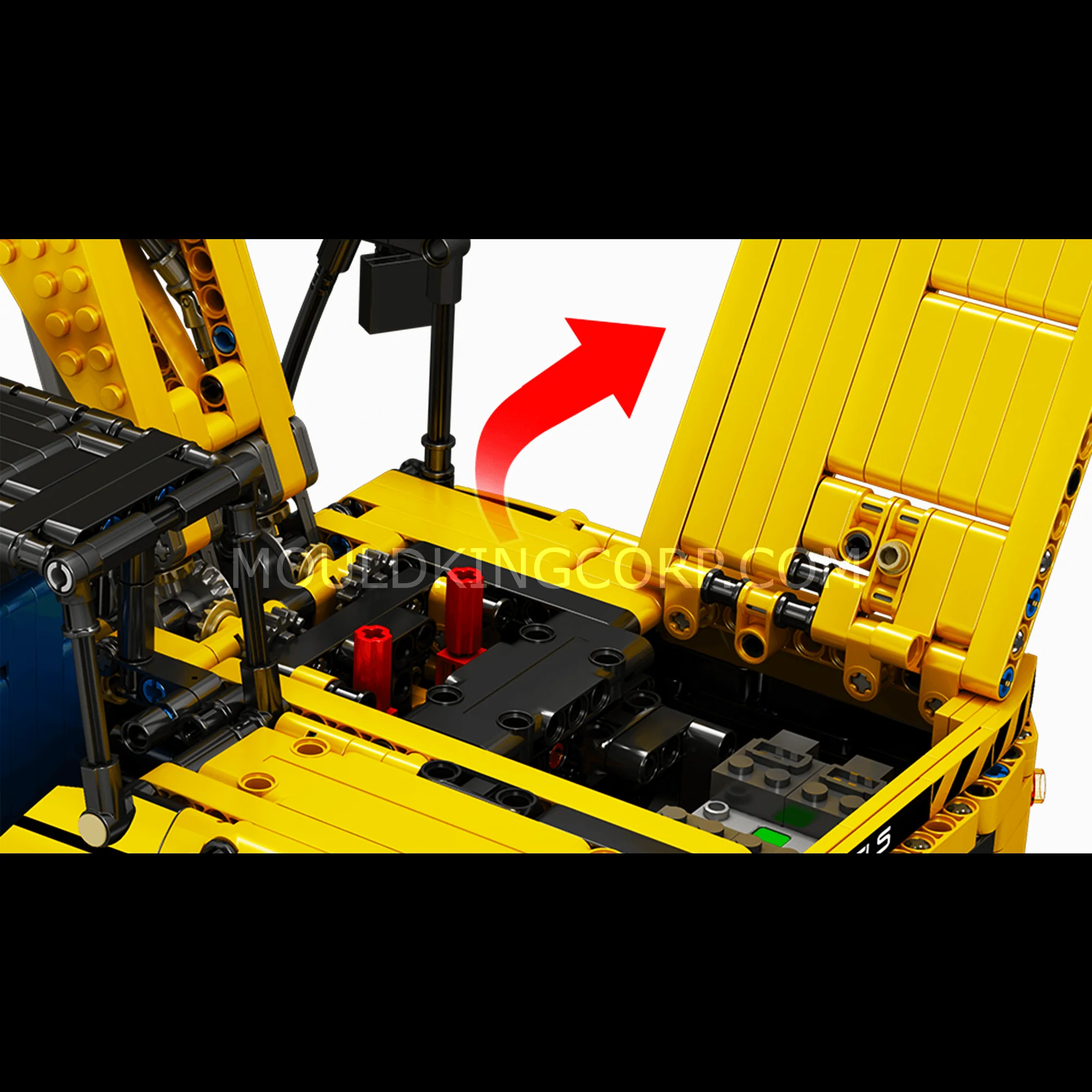 MOULD KING 17032/17033 Mechanical Digger Building Model Set | 1,828 PCS - Image 3