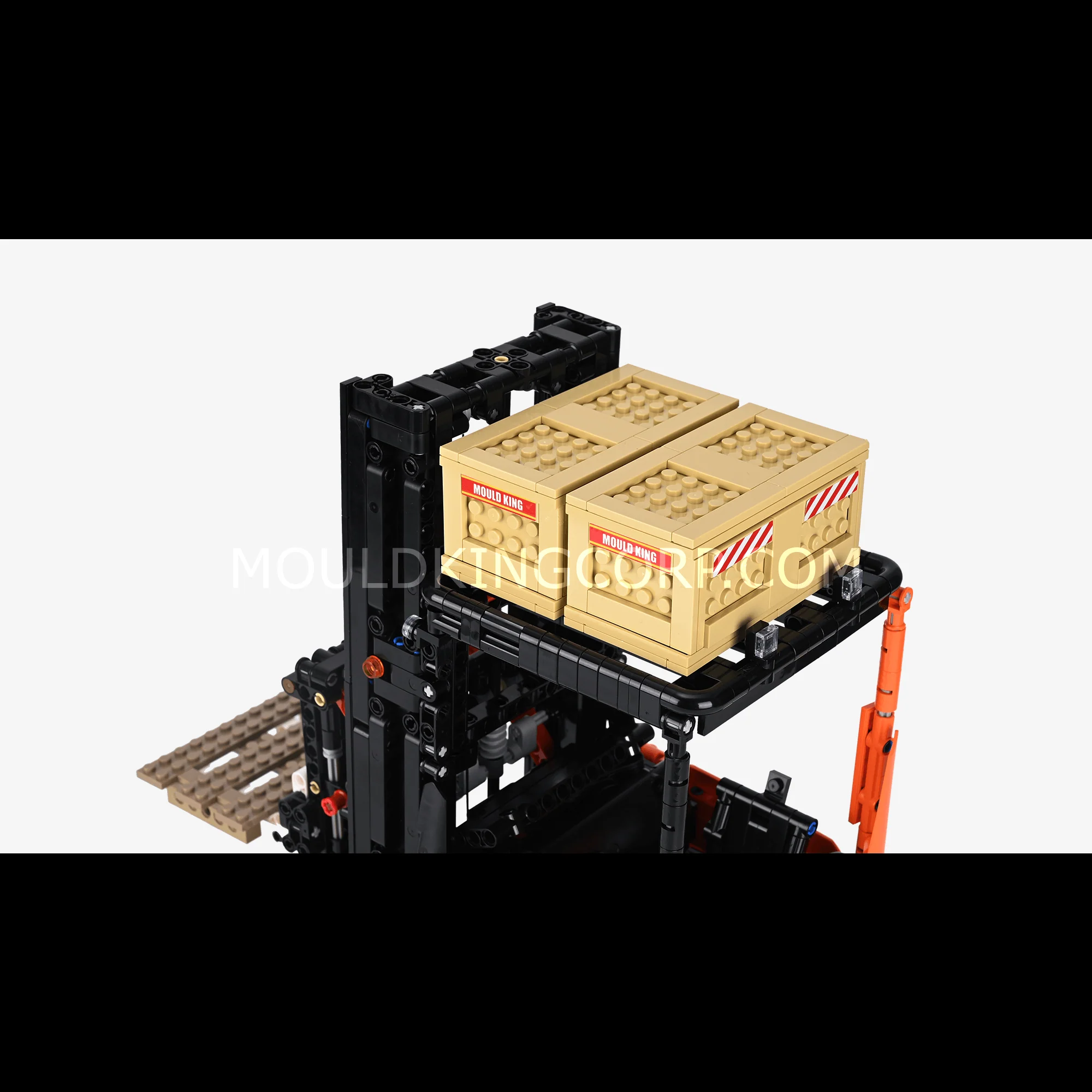 Mould King 17040 Shelf Forklift Model Building Set | 1,506 PCS - Image 5