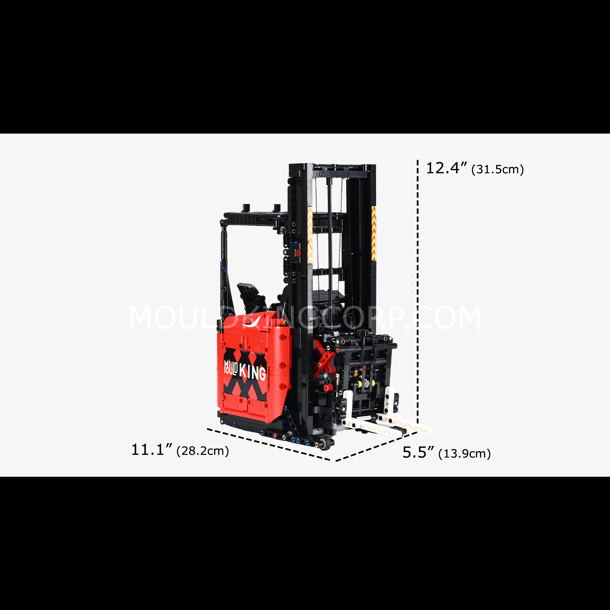 MOULD KING 17041 Remote Controlled Forklift Building Set | 1,506 PCS - Image 6