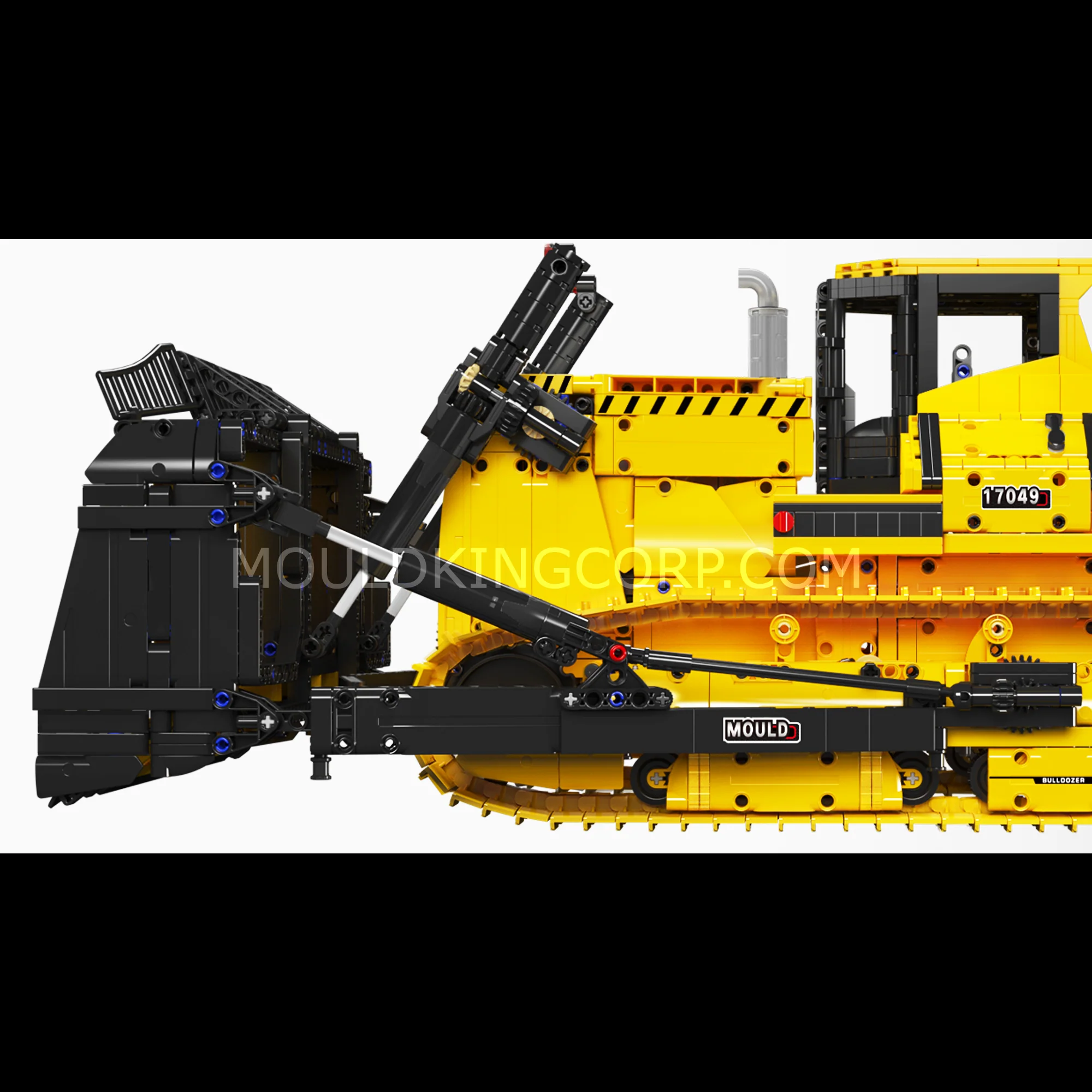 MOULD KING 17049 Liebherr PR766 Remote Controlled Bulldozer Building Set | 3,568 PCS - Image 3