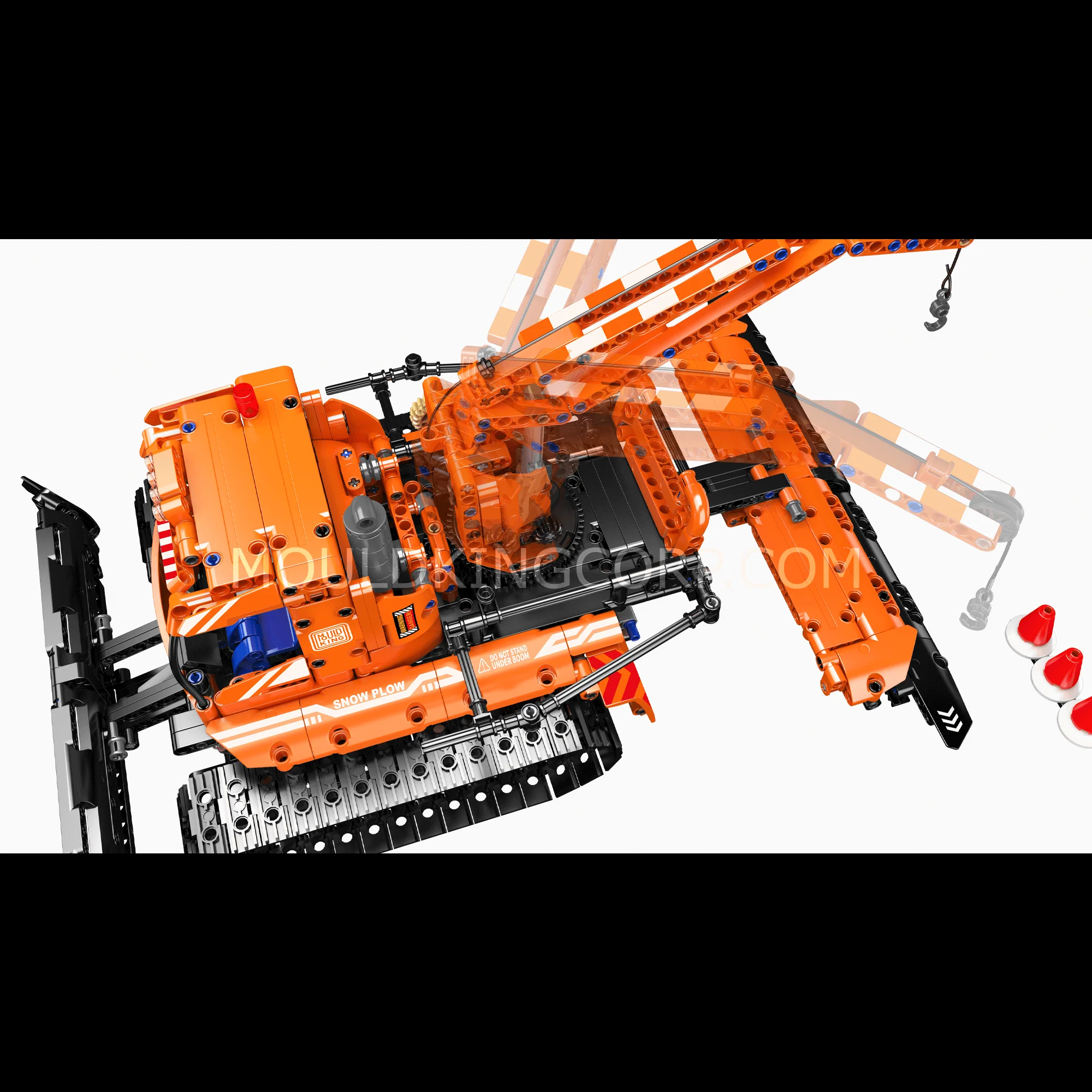Mould King 17051 Remote Controlled Snow Groomer Building Set | 1,241 Pcs - Image 4