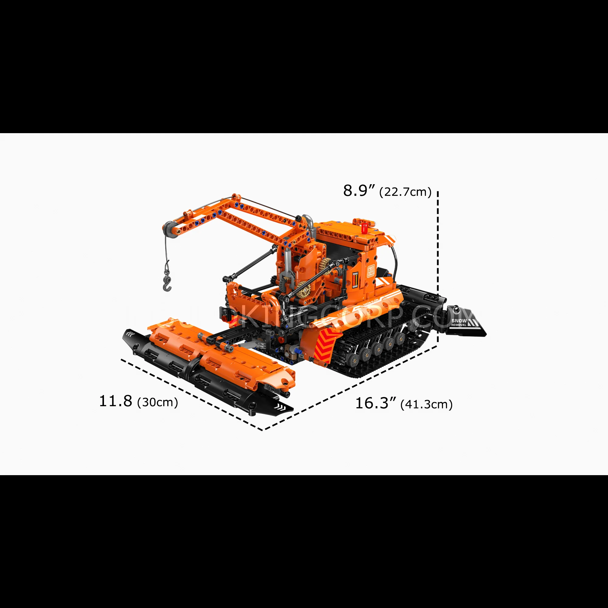 Mould King 17051 Remote Controlled Snow Groomer Building Set | 1,241 Pcs - Image 6