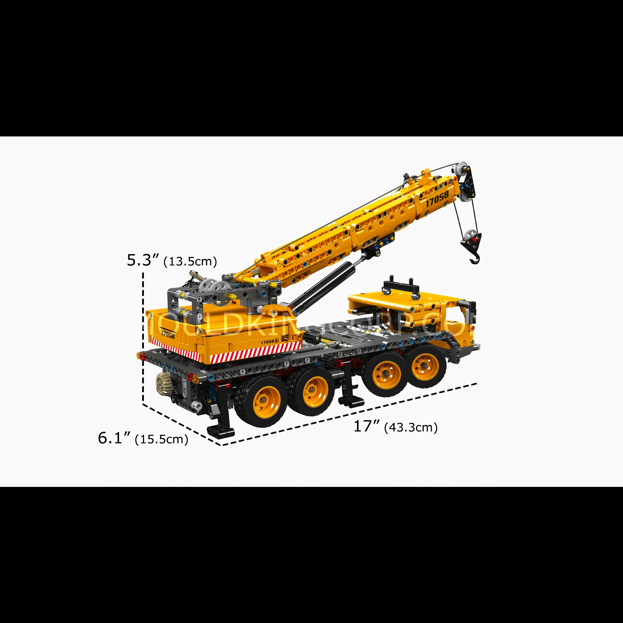 Mould King 17058 Mobile Crane Model Building Set | 997 Pcs - Image 6