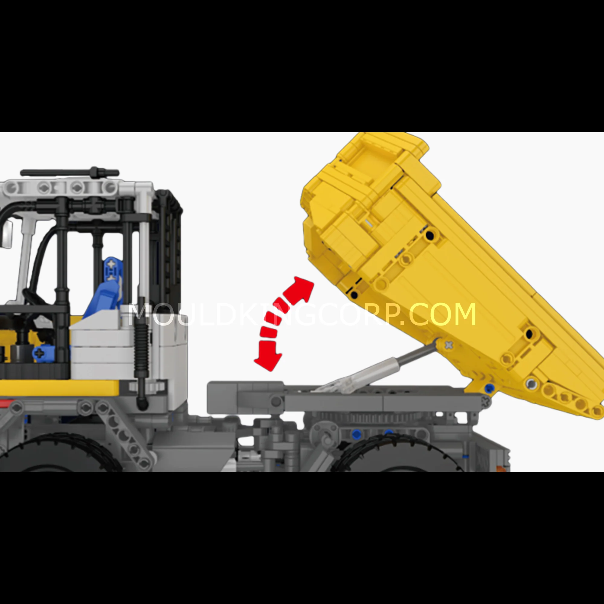 Mould King 17092 Articulated Dump Truck Building Set | 1,230 Pcs - Image 3