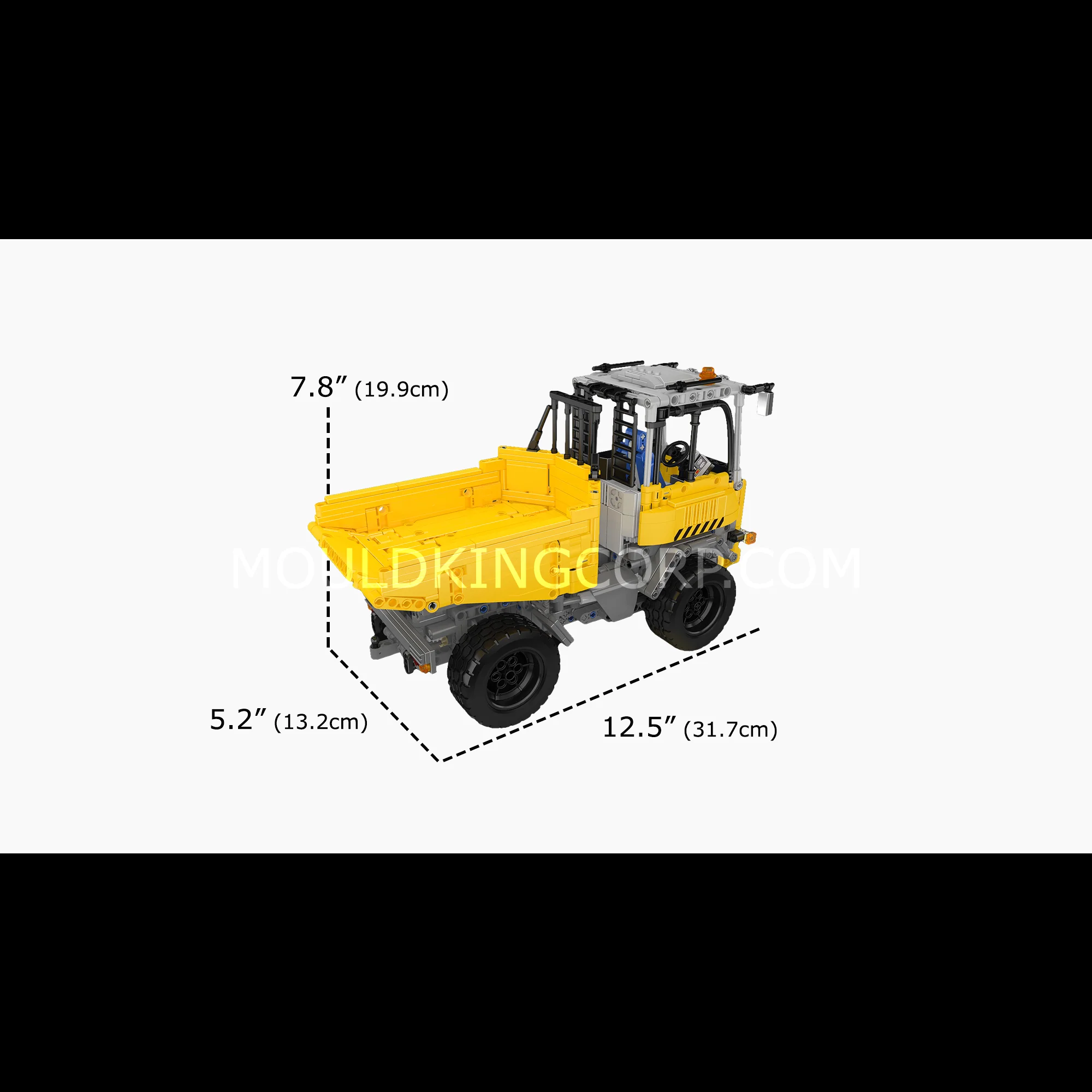Mould King 17092 Articulated Dump Truck Building Set | 1,230 Pcs - Image 6