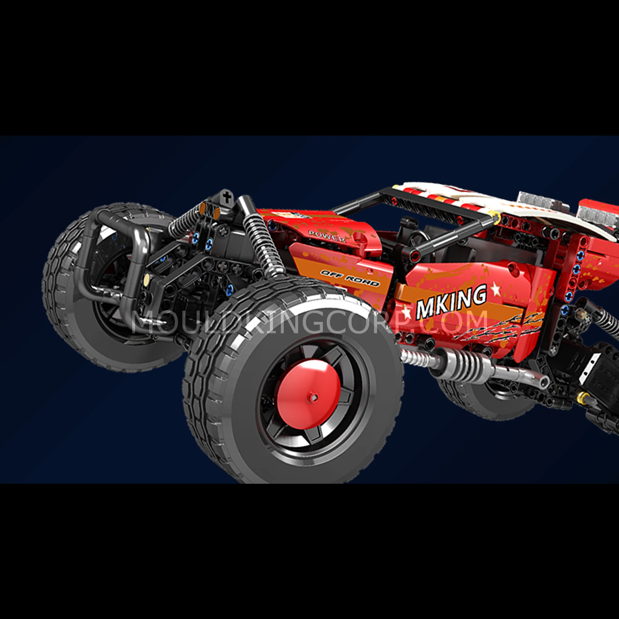MOULD KING 18019B Hurricane Graffiti Buggy Remote Controlled Building Set | 708 PCS - Image 3