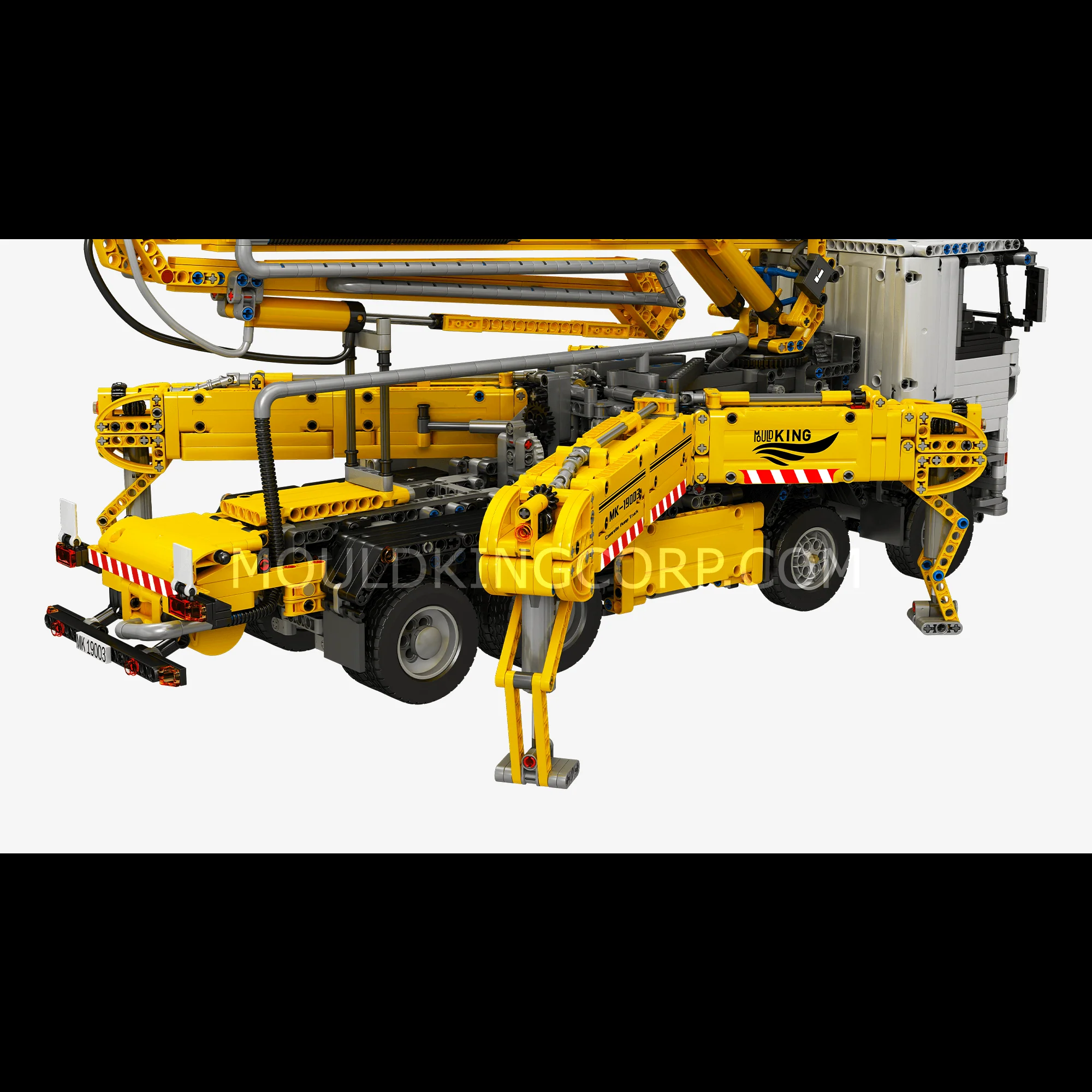 MOULD KING 19003 RC Pneumatic Concrete Truck Building Set | 4,368 PCS - Image 5