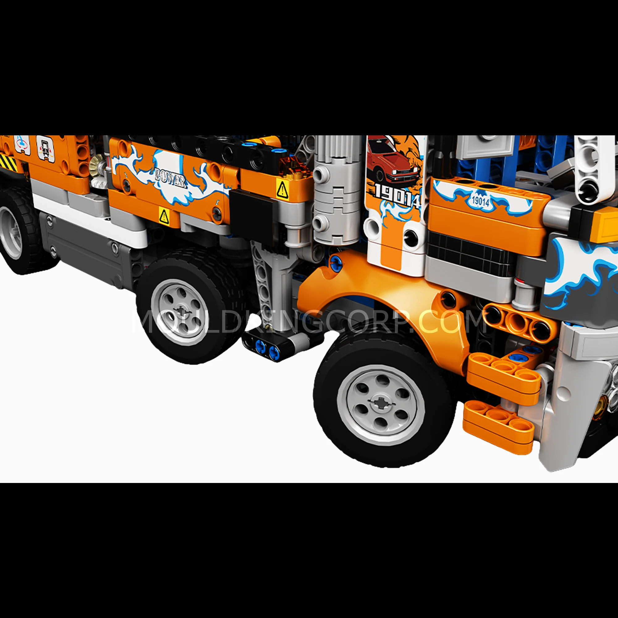 Mould King 19014 Pneumatic Concrete Pump Truck | 2,132 PCS - Image 2
