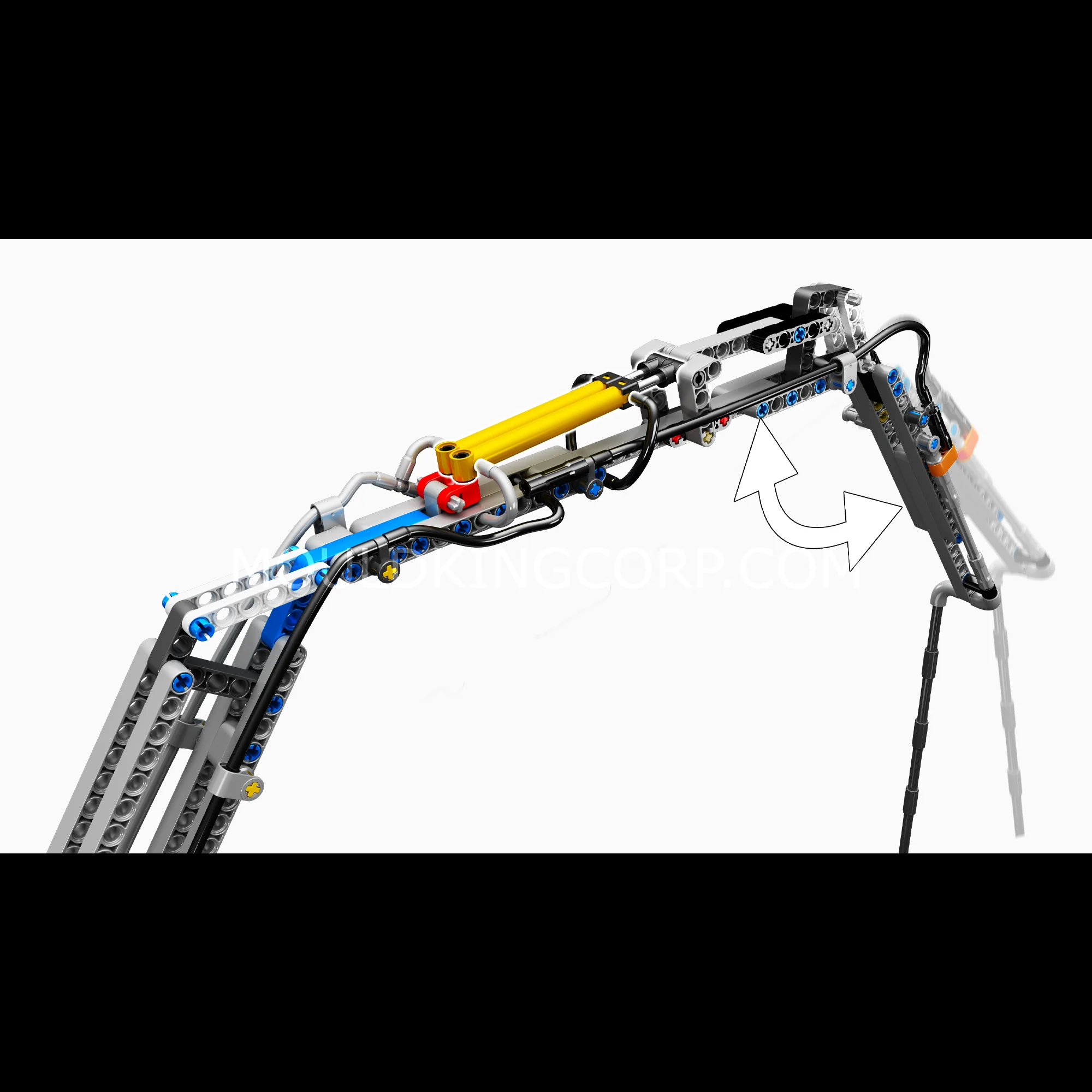 Mould King 19014 Pneumatic Concrete Pump Truck | 2,132 PCS - Image 5
