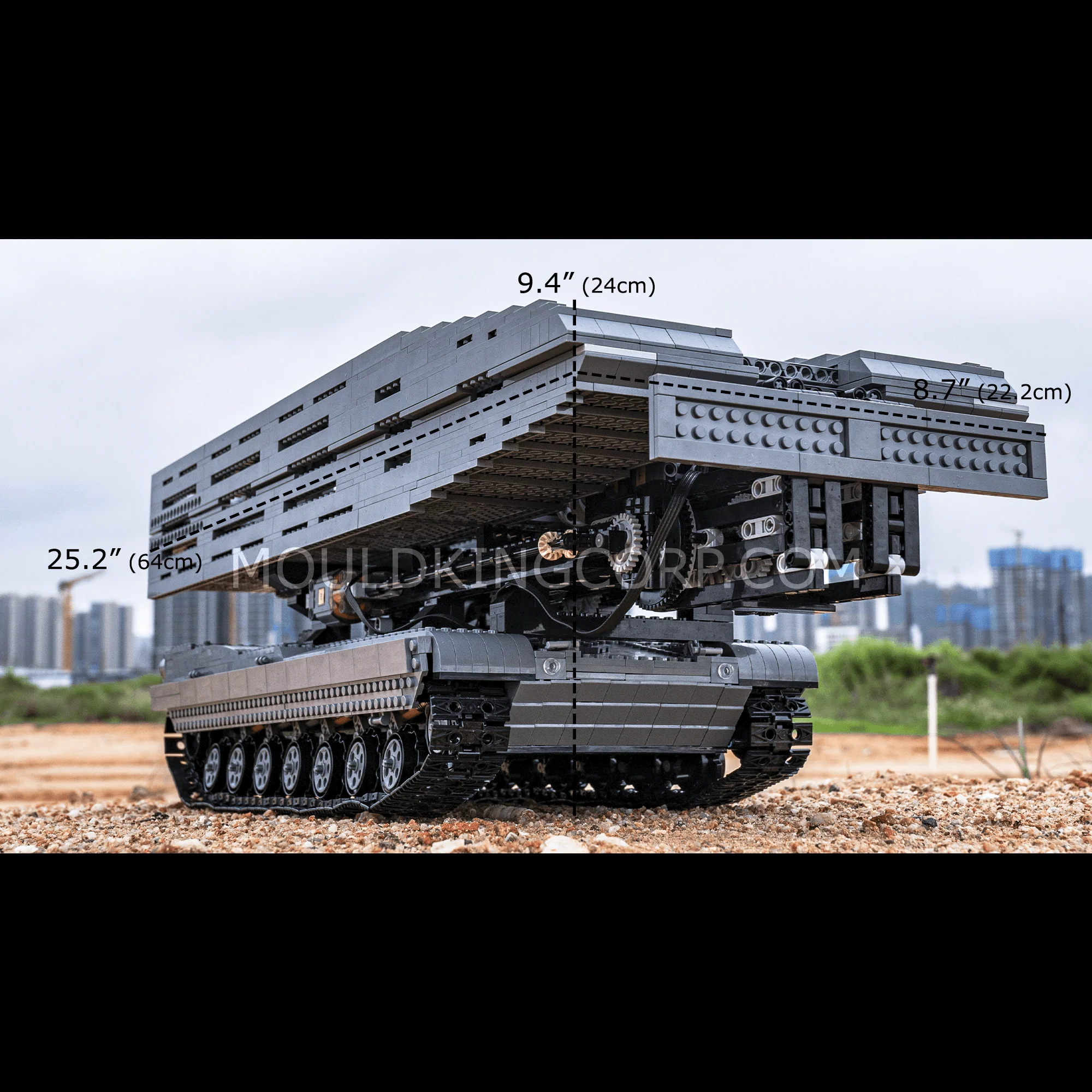 MOULD KING 20002 Assault Bridge Layer Remote Controlled Building Set | 2,388 PCS - Image 6