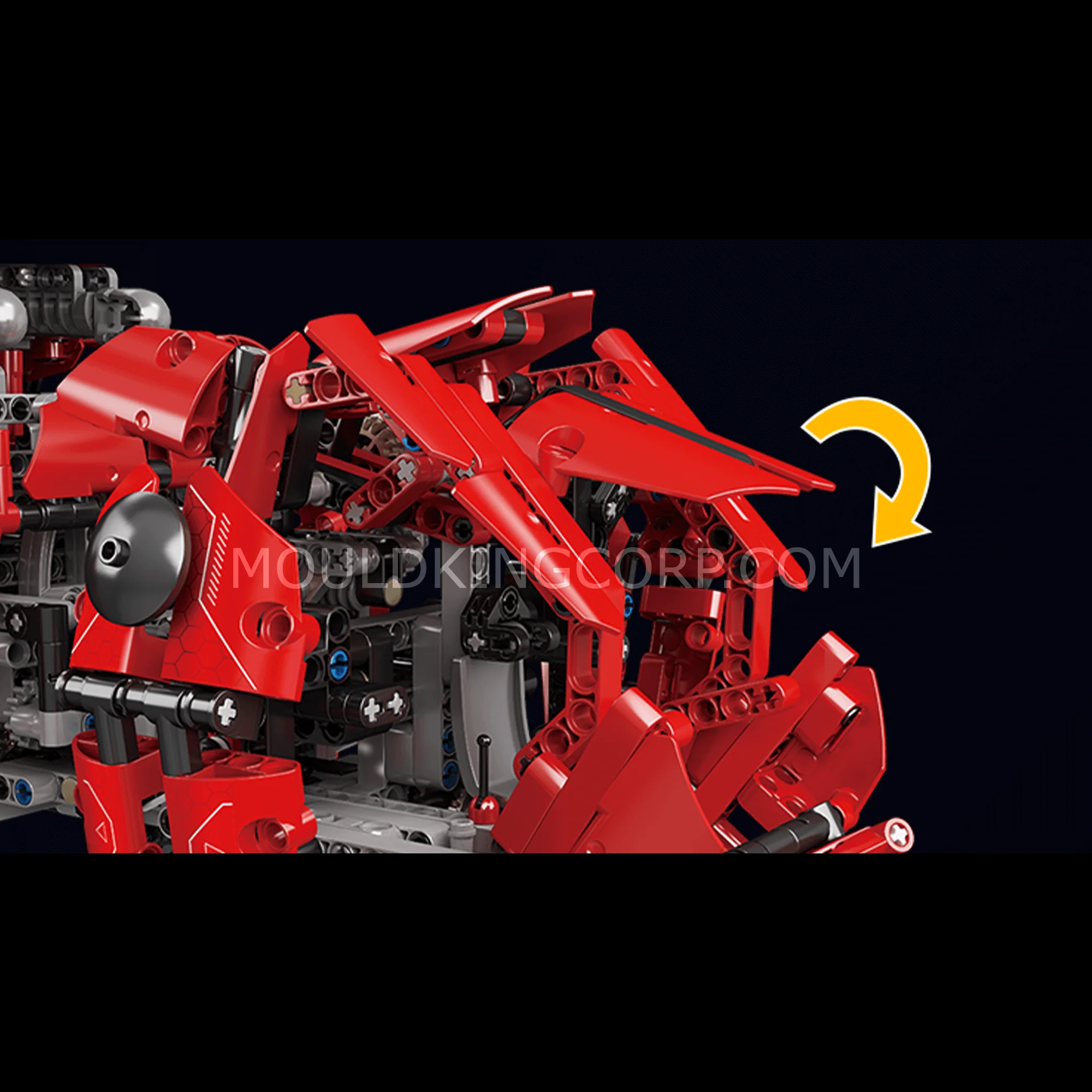 MOULD KING 20005 Remote Controlled Hexapod Building Set | 1,608 PCS - Image 3